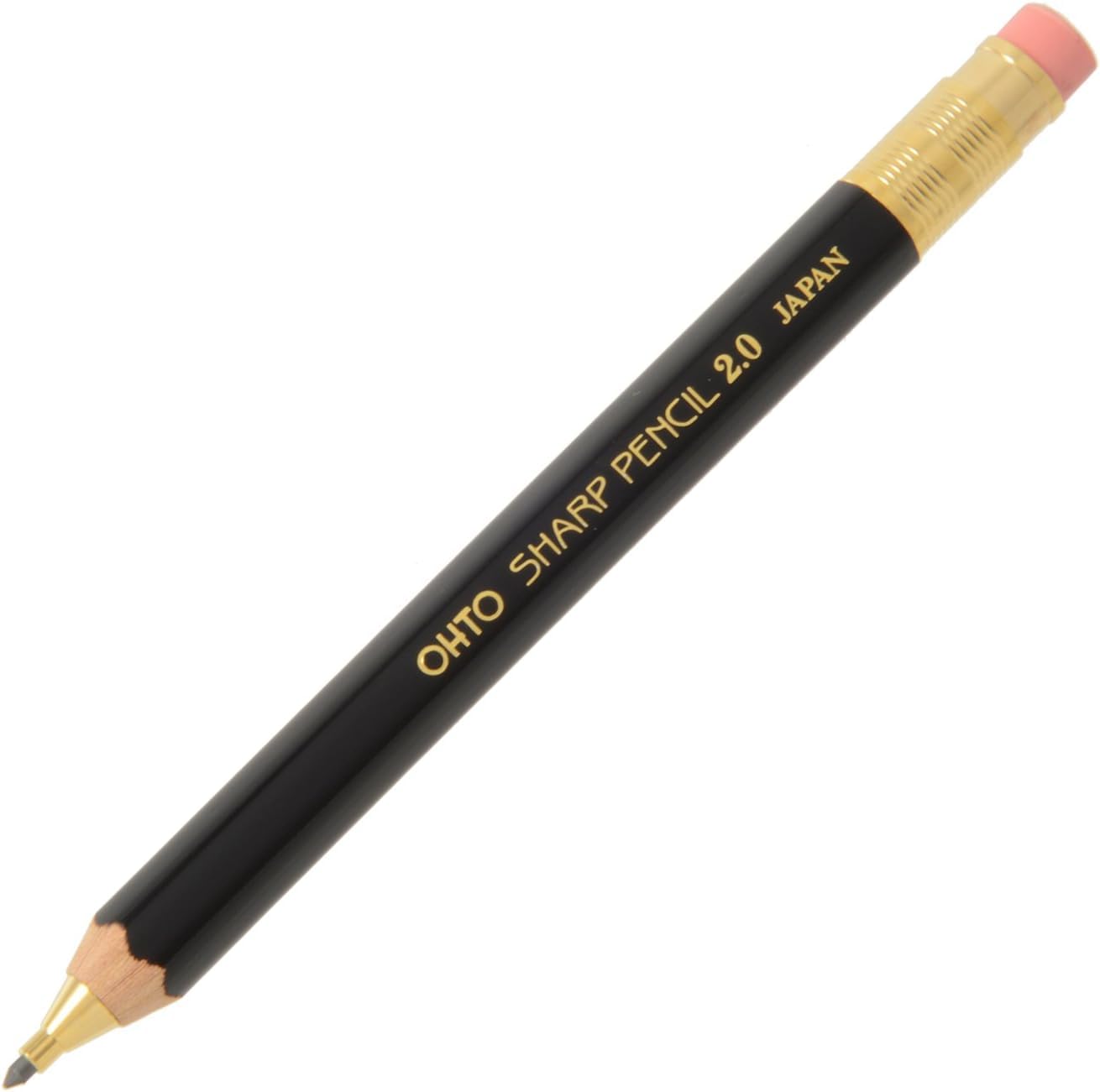 Ohto Wooden Serisi APS-680E 2.0 mm Uç Siyah Versatil Kalem