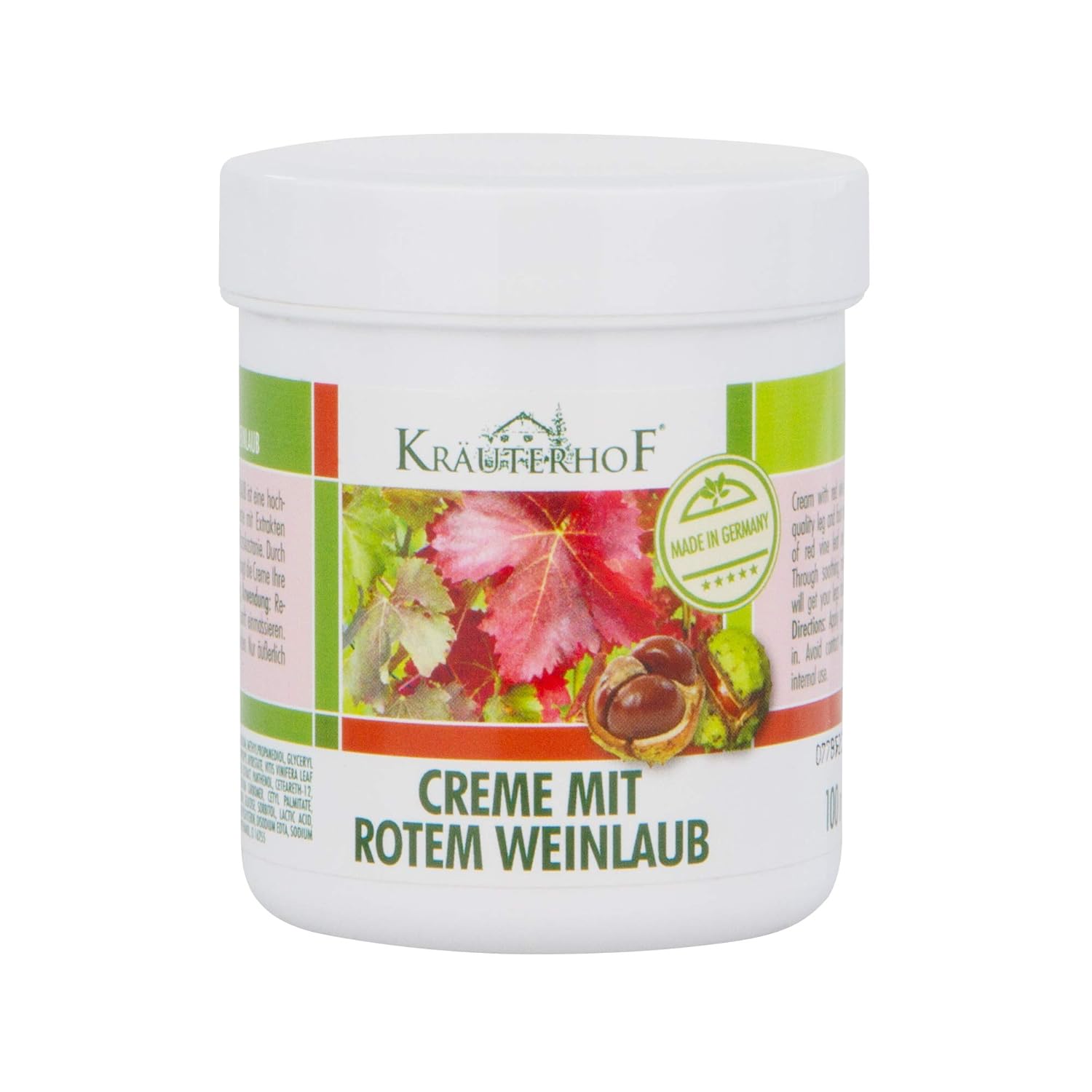 KRAUTERHOF Kırmızı Asma Yaprağı Kremi 100 ml