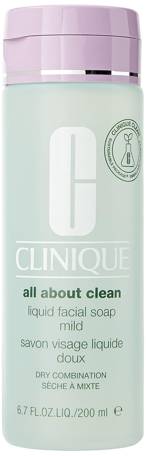 Clinique Liquid Facial Soap Mild 200 Ml'likit Sabun 1 Paket (1 X 200 Ml)