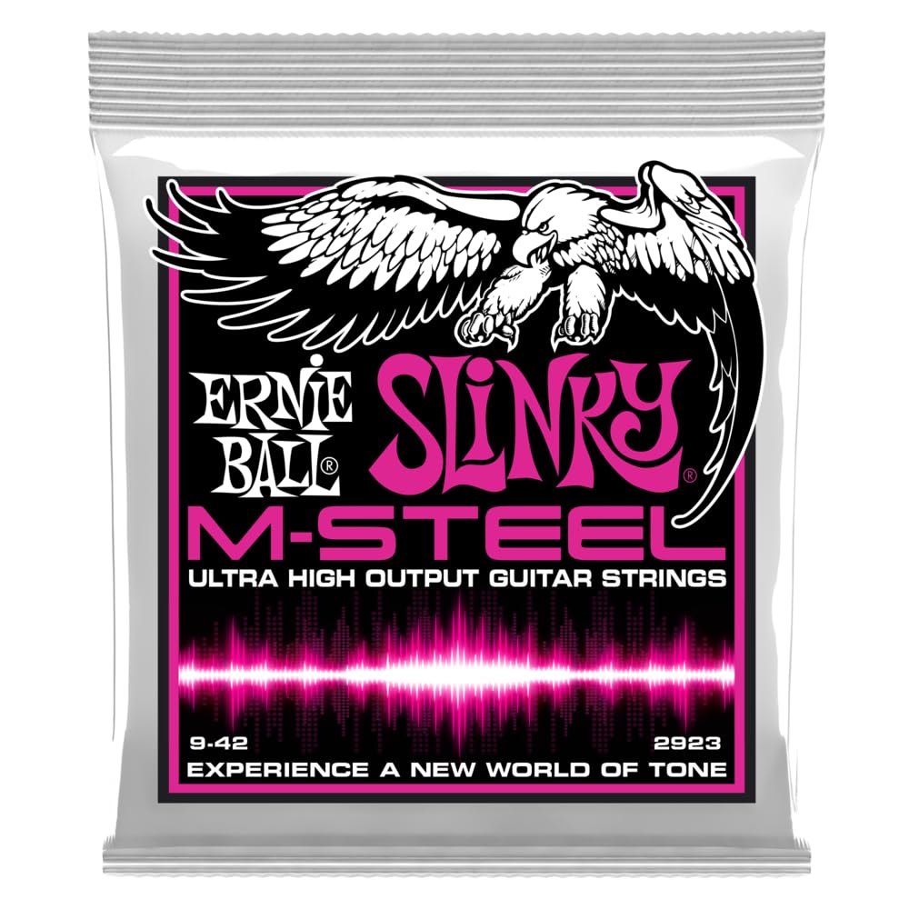 Ernie Ball Super Slinky M-Çelik Elektro Gitar Telleri, Ölçü 9-42
