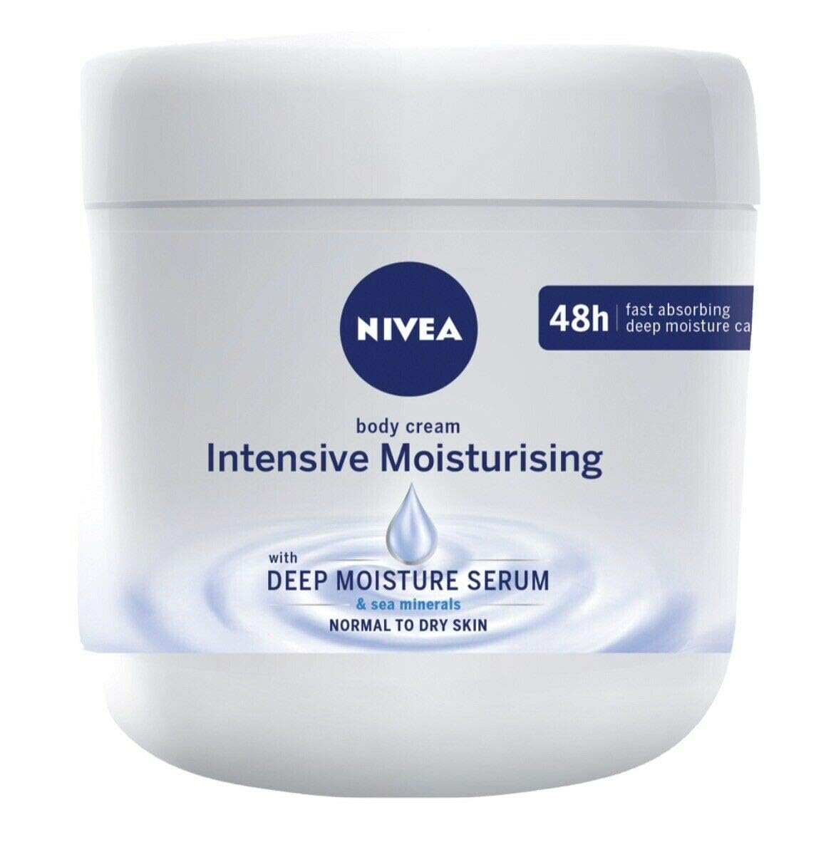 NIVEA Yoğun Nemlendirici El  Vücut Bakım Kremi 400ml, Normal/Kuru Ciltler 48 Saat Nemlendirme
