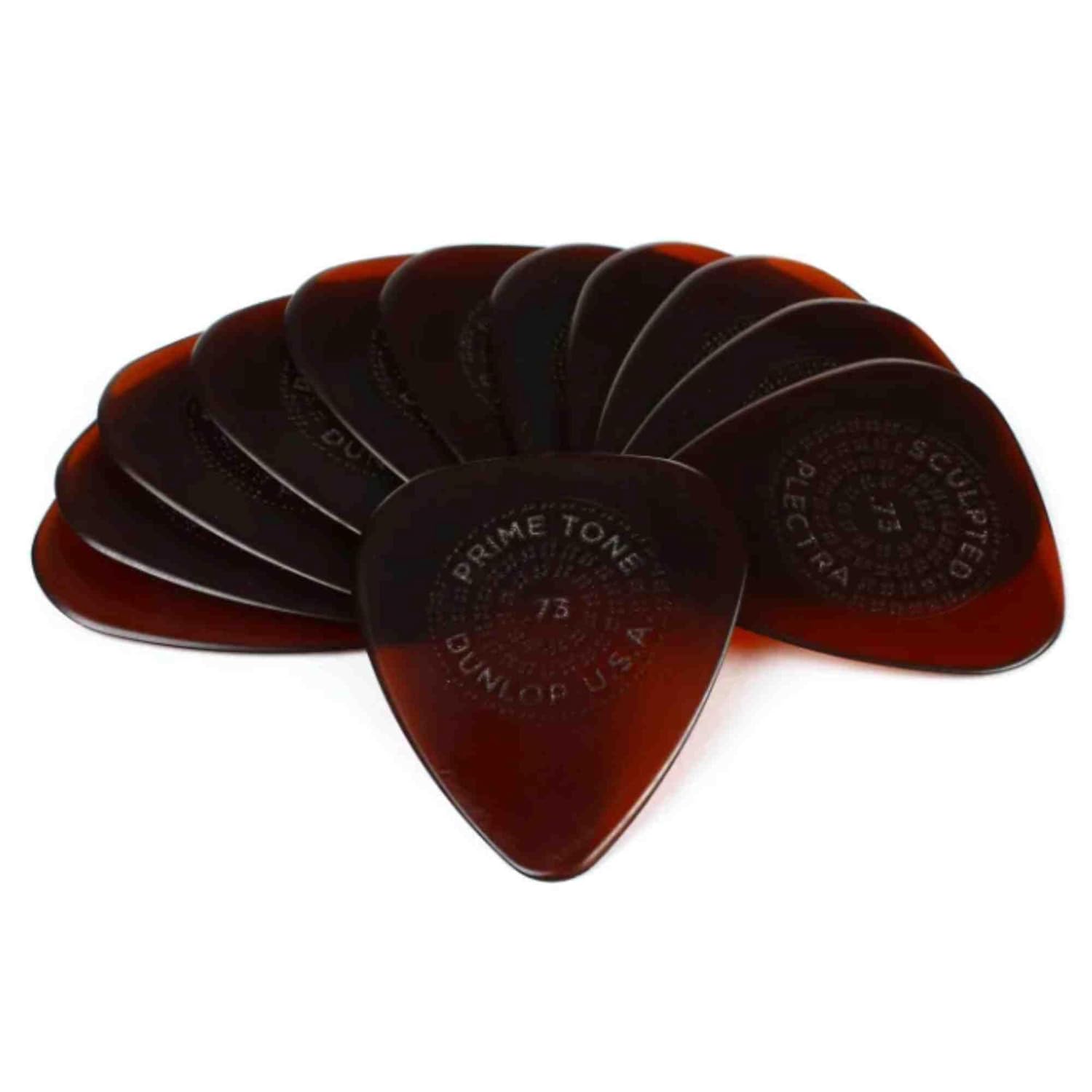 JIM DUNLOP Primetone Standart .73 mm Kavramalı Plectra, 12'li Paket