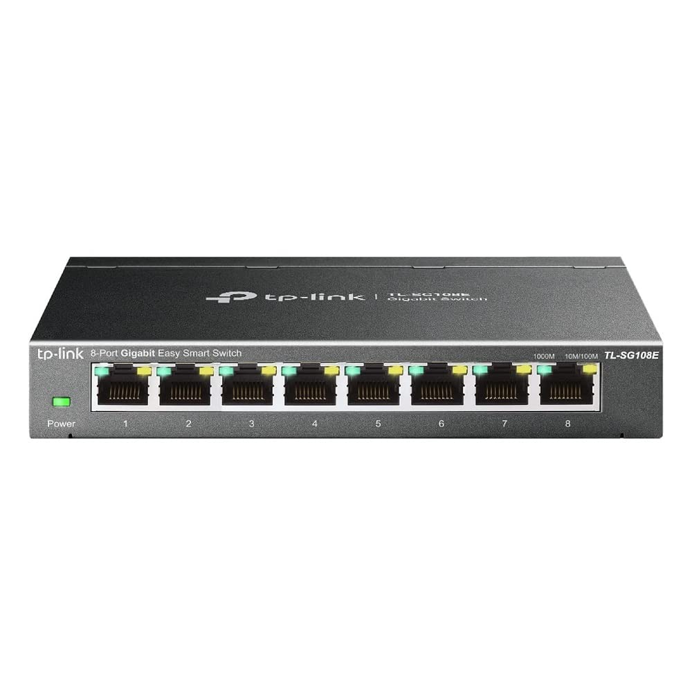 TP-Link TL-SG108E, 8-Port Gigabit Easy Smart Switch