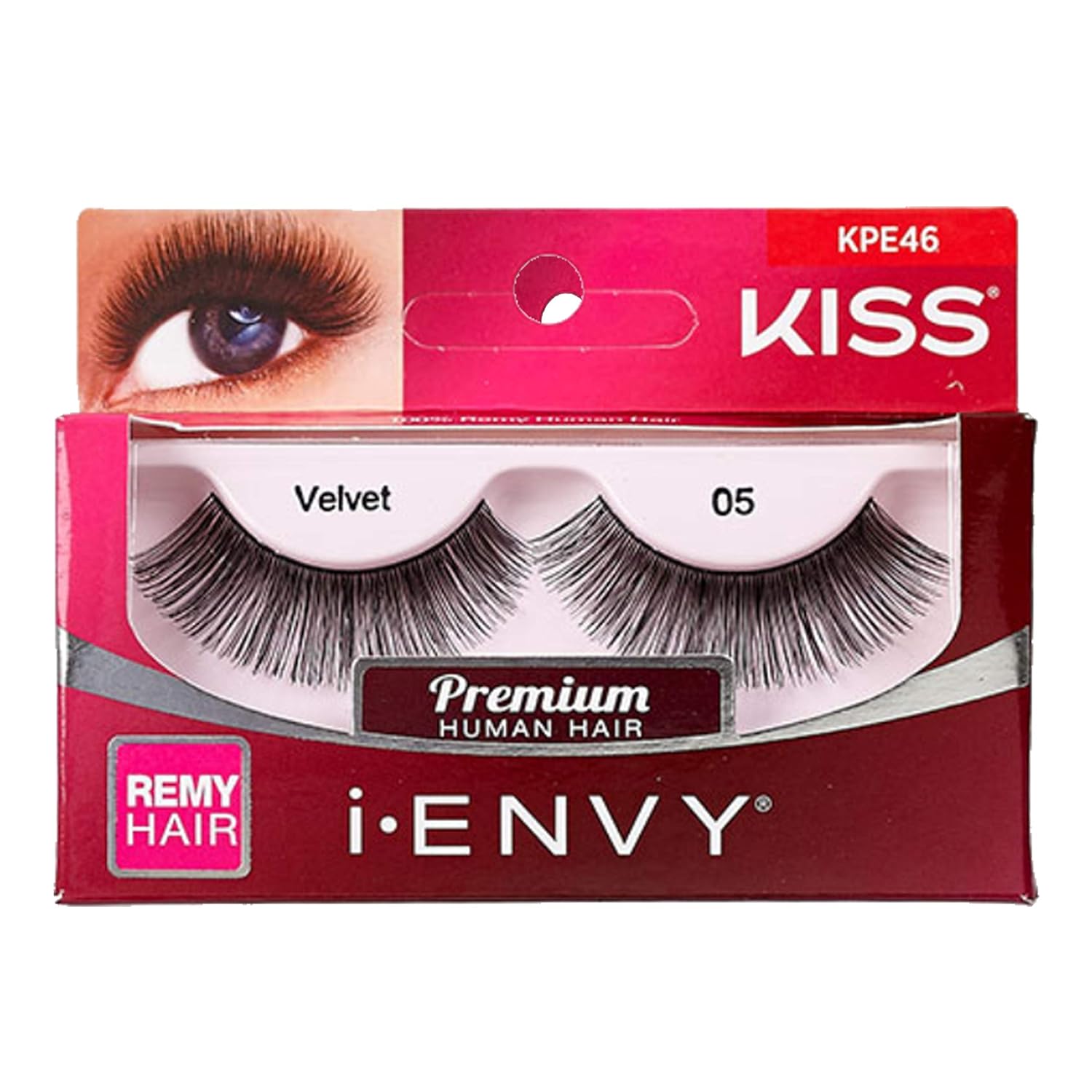 Kiss Kpe45 Velvet 05 Premium Human Hair Takma Kirpik (1 Çift)