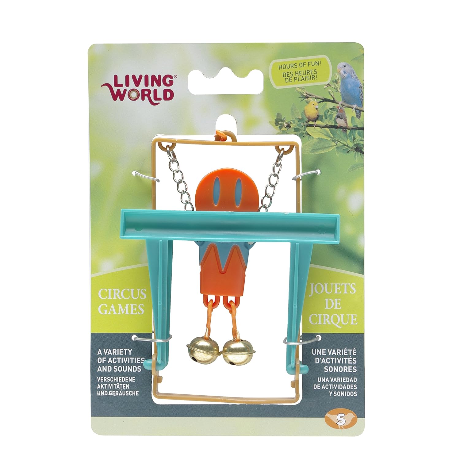 LIVING WORLD LW Kuş Oyuncağı Maymunlu - Turuncu