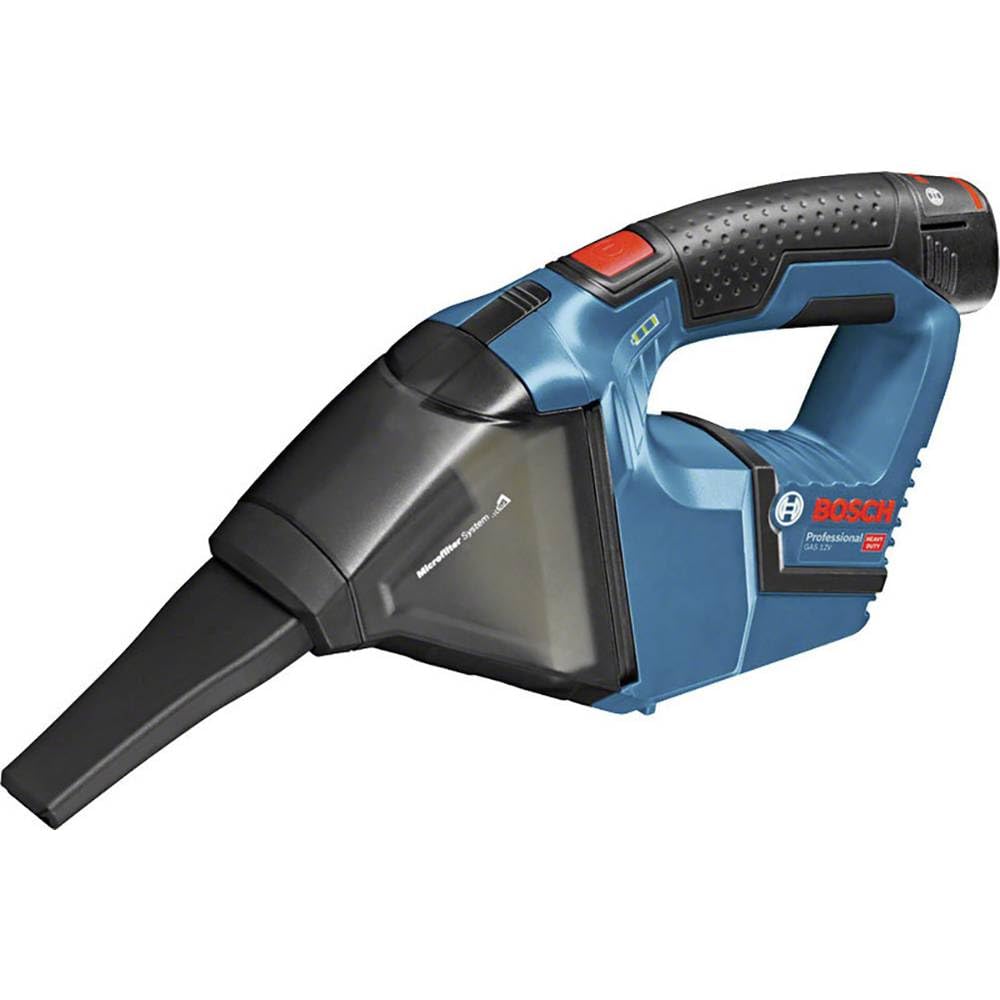 Bosch Professional GAS 12 Akülü Süpürge (12 Volt, SOLO, Hazne hacmi: 0,12 lt)