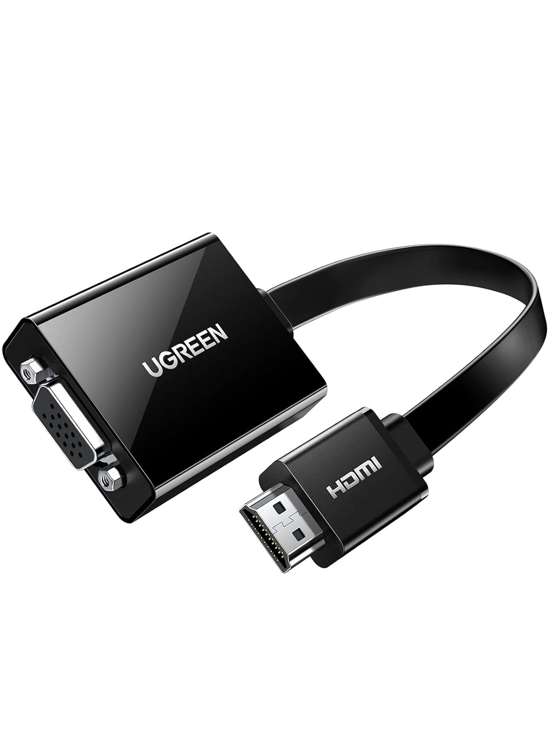 Ugreen HDMI VGA kablo adaptörü 1080p üzerinde HDTV Aktif ses aktarımı Konverterkabel PC Laptop için, Chromebook, Raspberry Pi 40248