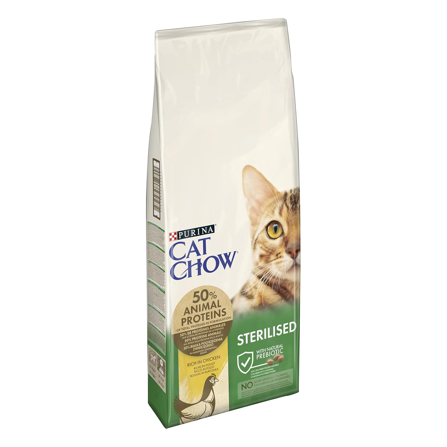 Purina Cat Chow Kısırlaştırılmış Tavuklu Yetişkin Kedi Maması 15 KgCNDST15CCS