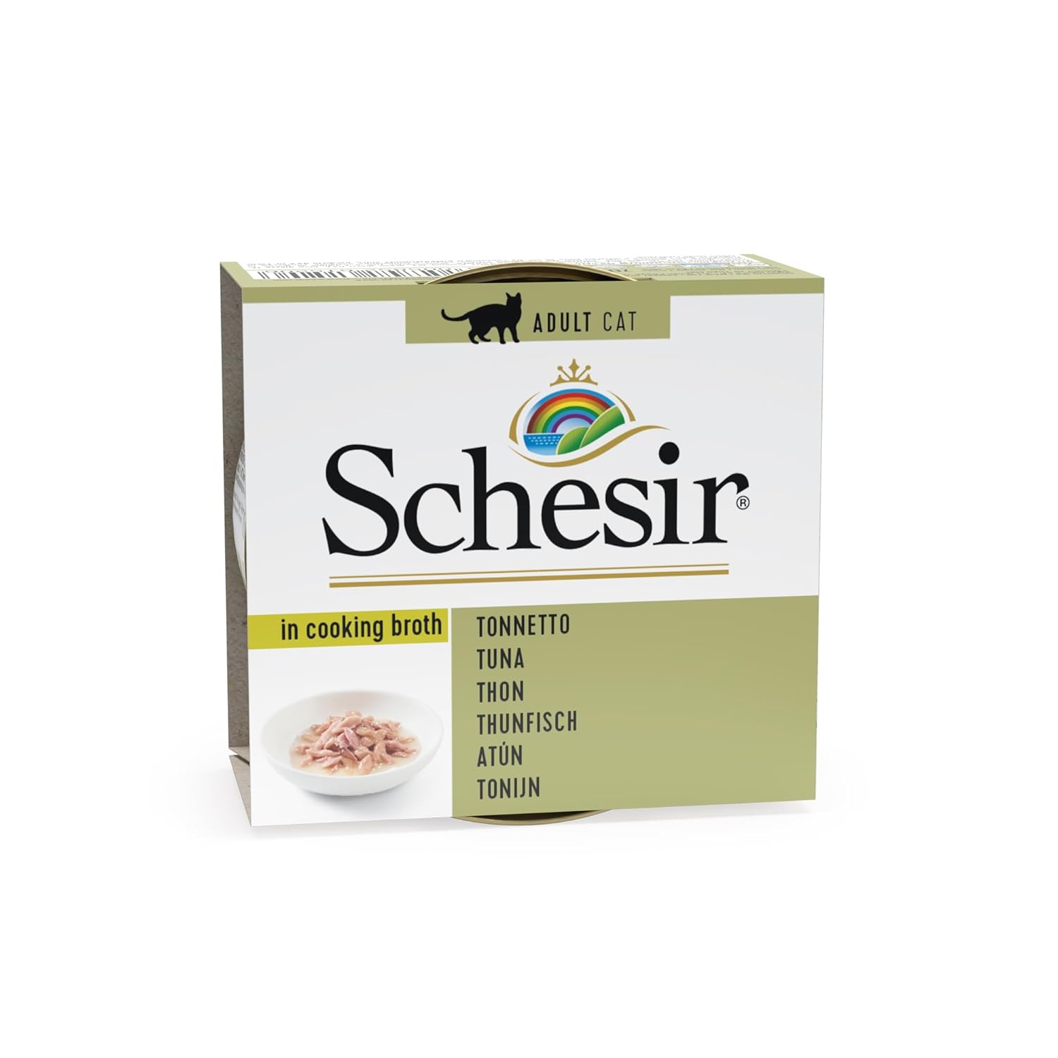 Schesir Cat Broth Naturel Sauce 70 Grton Balikli