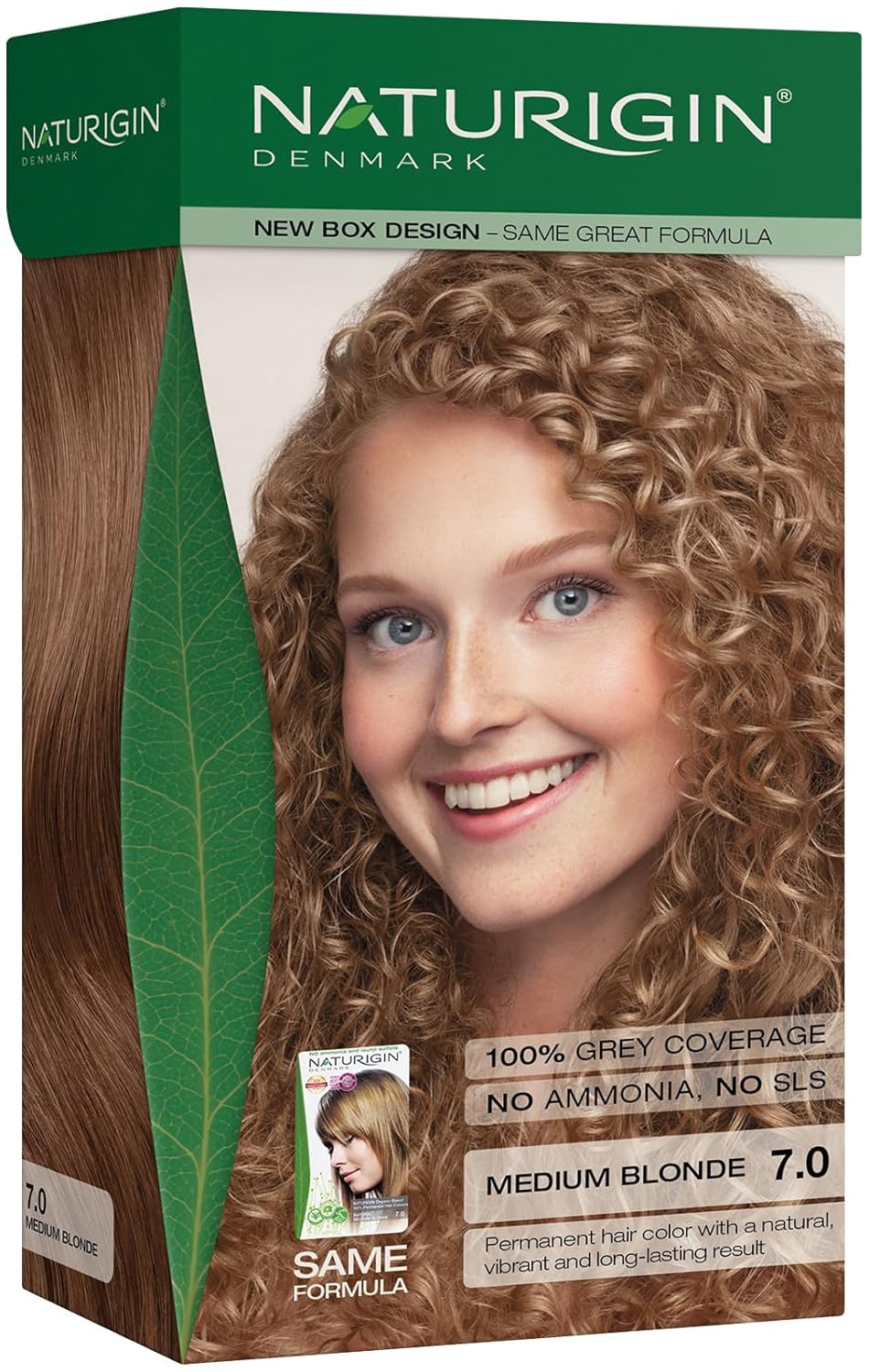 Naturigin Organik İçerikli Saç Boyası 7.0 Doğal Orta Sarı
