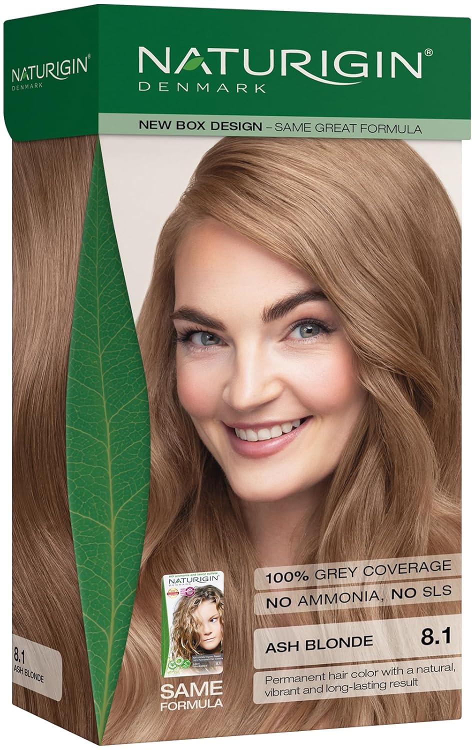 Naturigin Organik İçerikli Saç Boyası 8.1 Açık Kül Sarısı