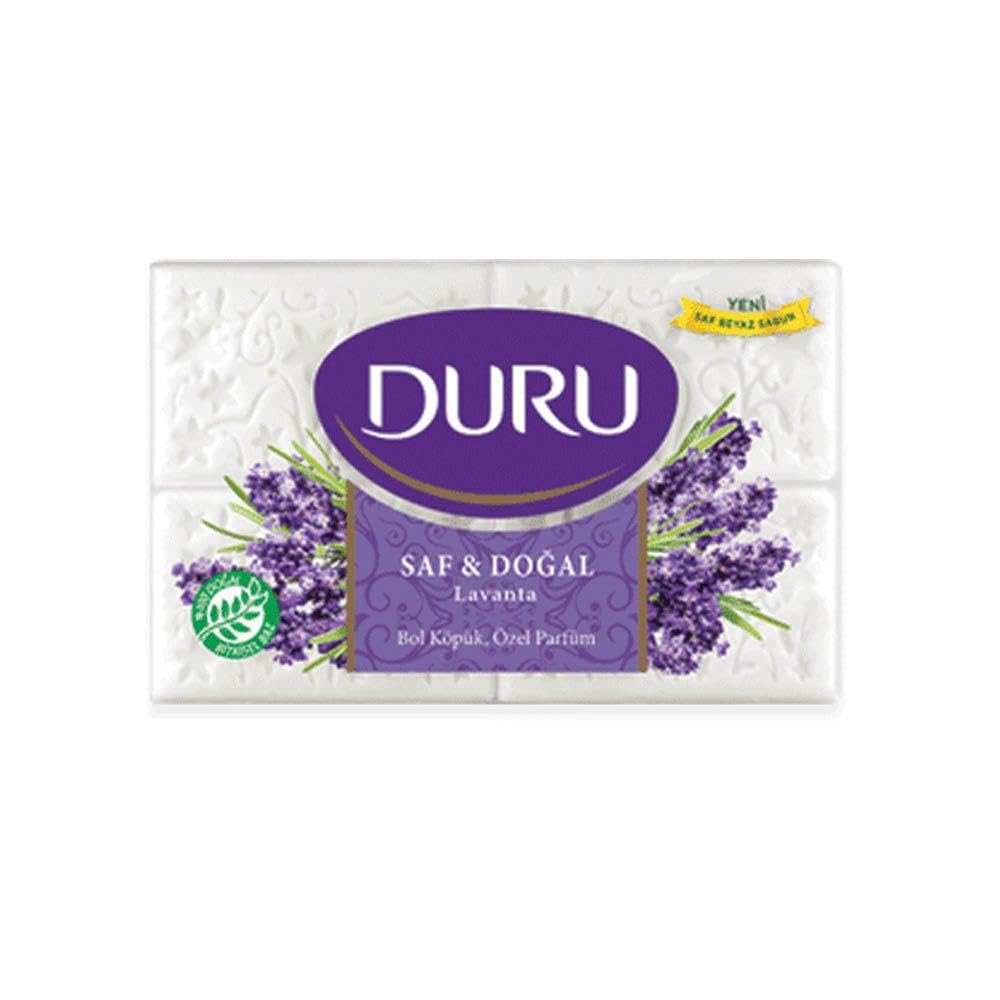 DURU Saf&Doğal Lavanta Sabun, 150 Gramx4