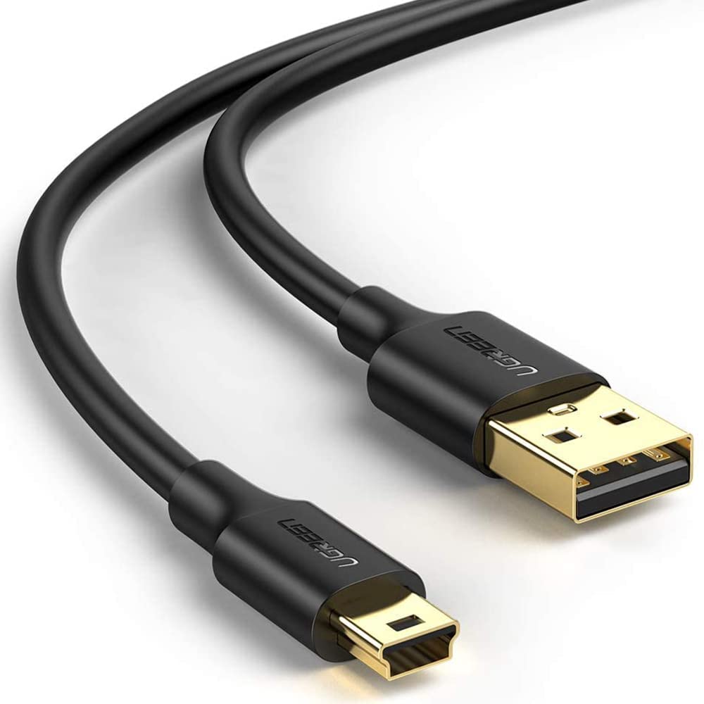 UGREEN 2.0 A USB-A & Mini-USB, Şarj ve Data Kablosu, 1.5 Metre, Siyah