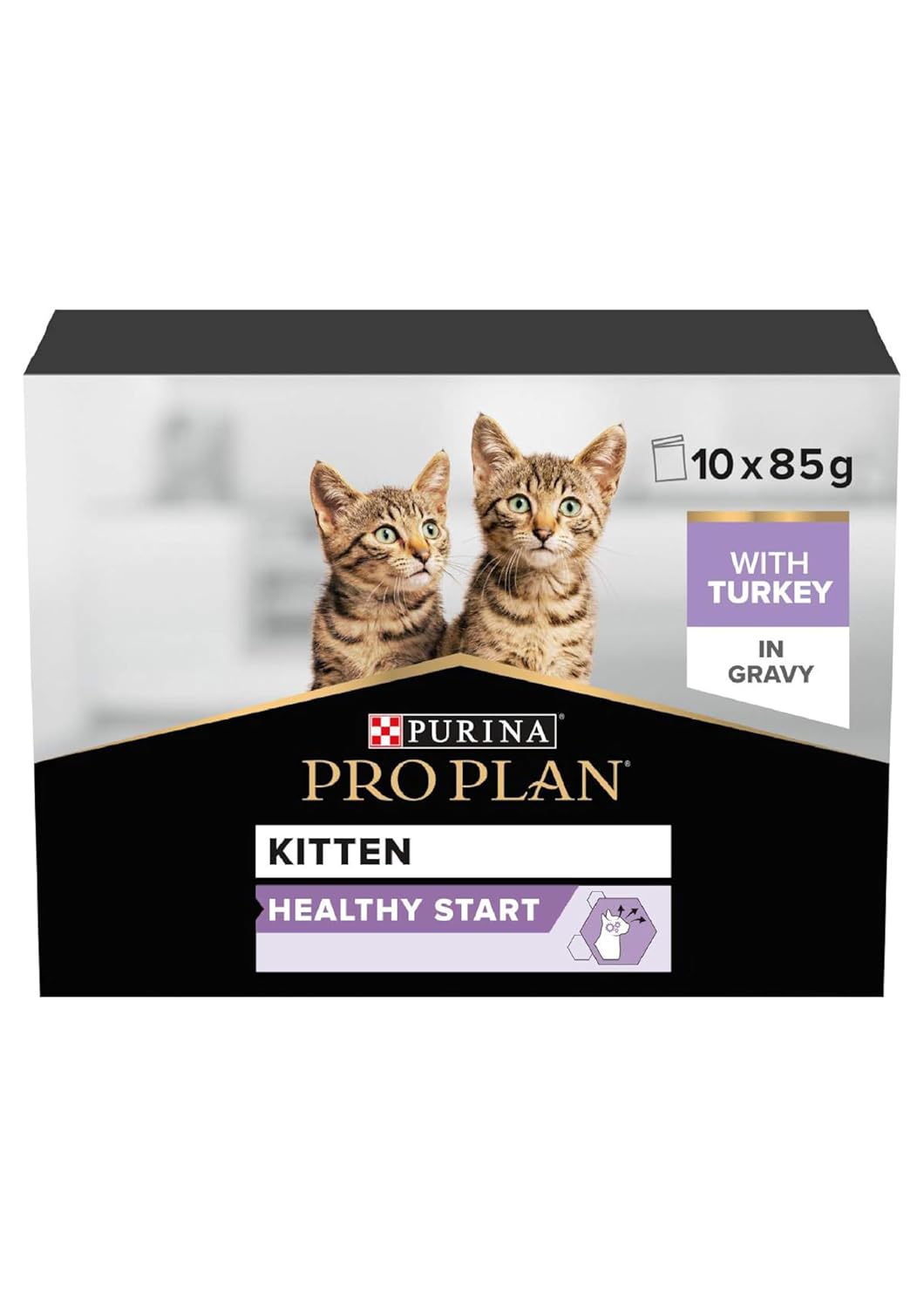 Pro Plan Yavru Kediler için Hindi Etli Yaş Mama 85gr x 10 Adet Çoklu Paket
