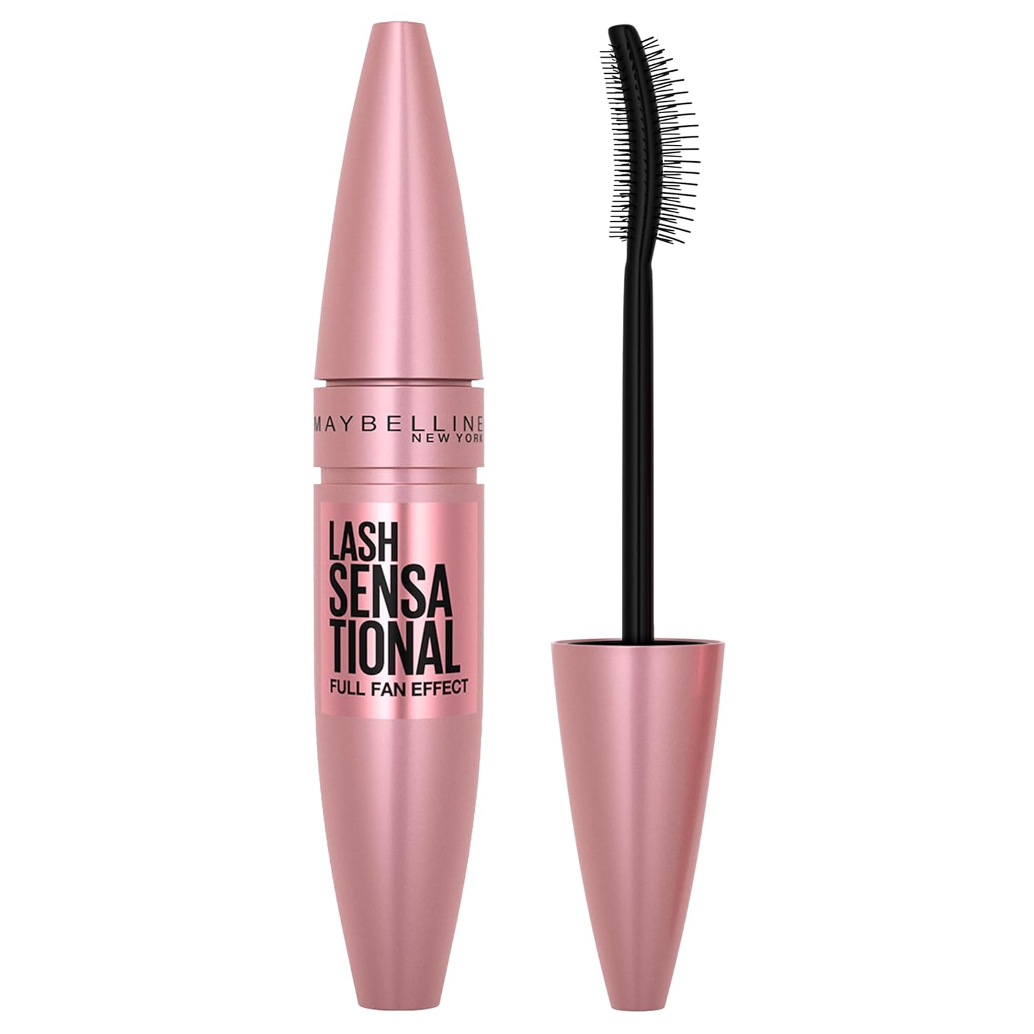 Maybelline New York Lash Sensational Yelpaze Etkili Siyah Maskara 1 Paket (1 x 9.5 ml)