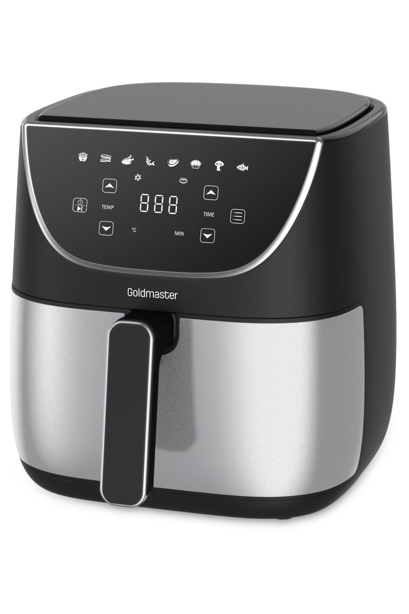 Viesta GM-8403 Sıcak Hava Fritözü, 5.7L Kapasite, 8 Ön Ayar Menüsü, 24x22.5x12.5 cm Hazne, Yapışmaz Kaplama, 1700W