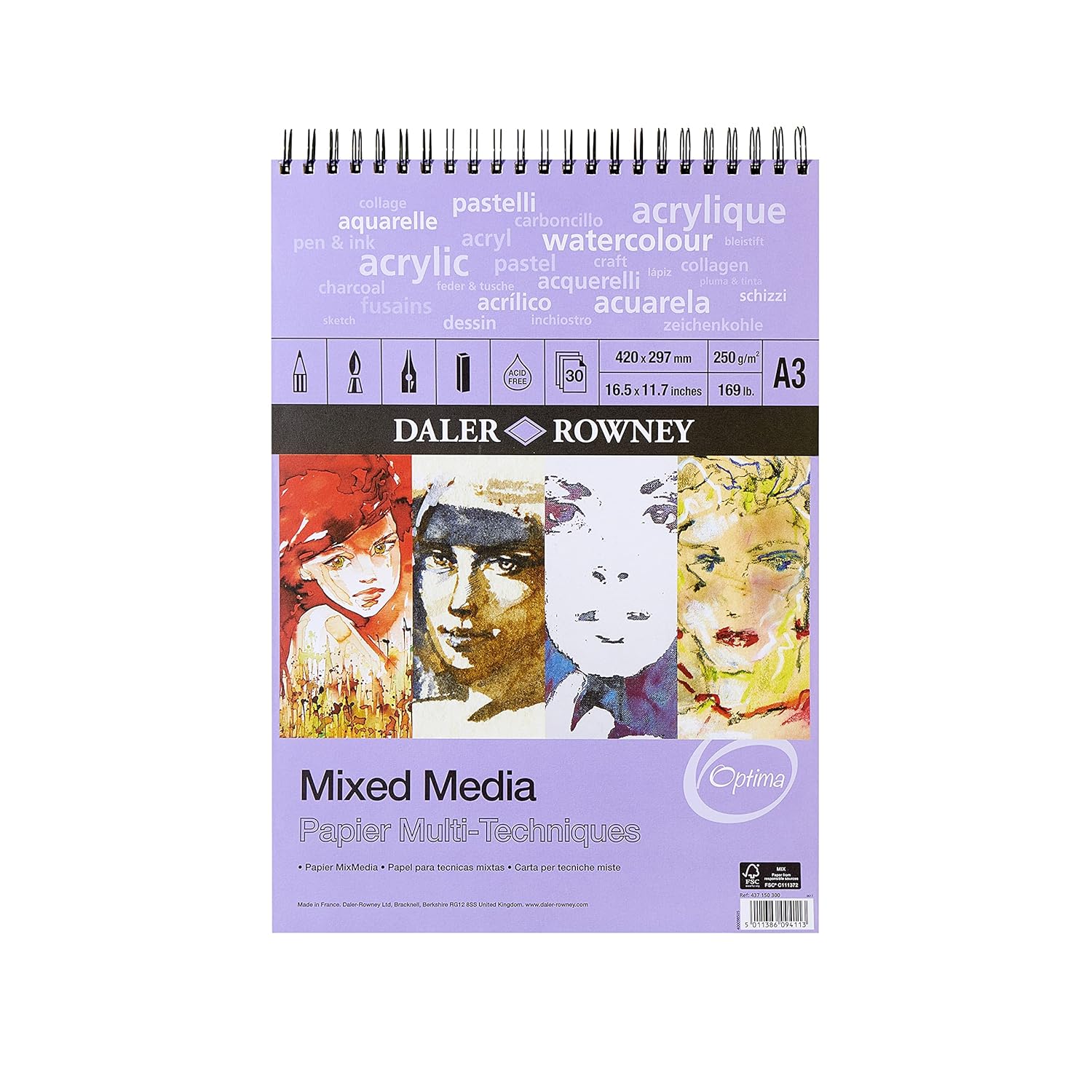 Daler Rowney Mixed Media Çok Amaçlı Sanatsal Blok