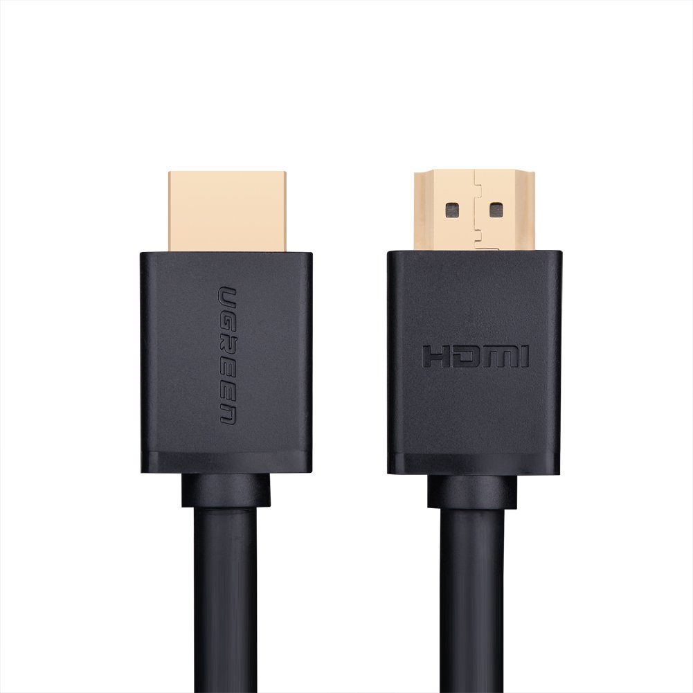 Ugreen UHD 4K Yüksek Hızlı Ethernet ve HDMI Kablosu, 2 Metre, Siyah