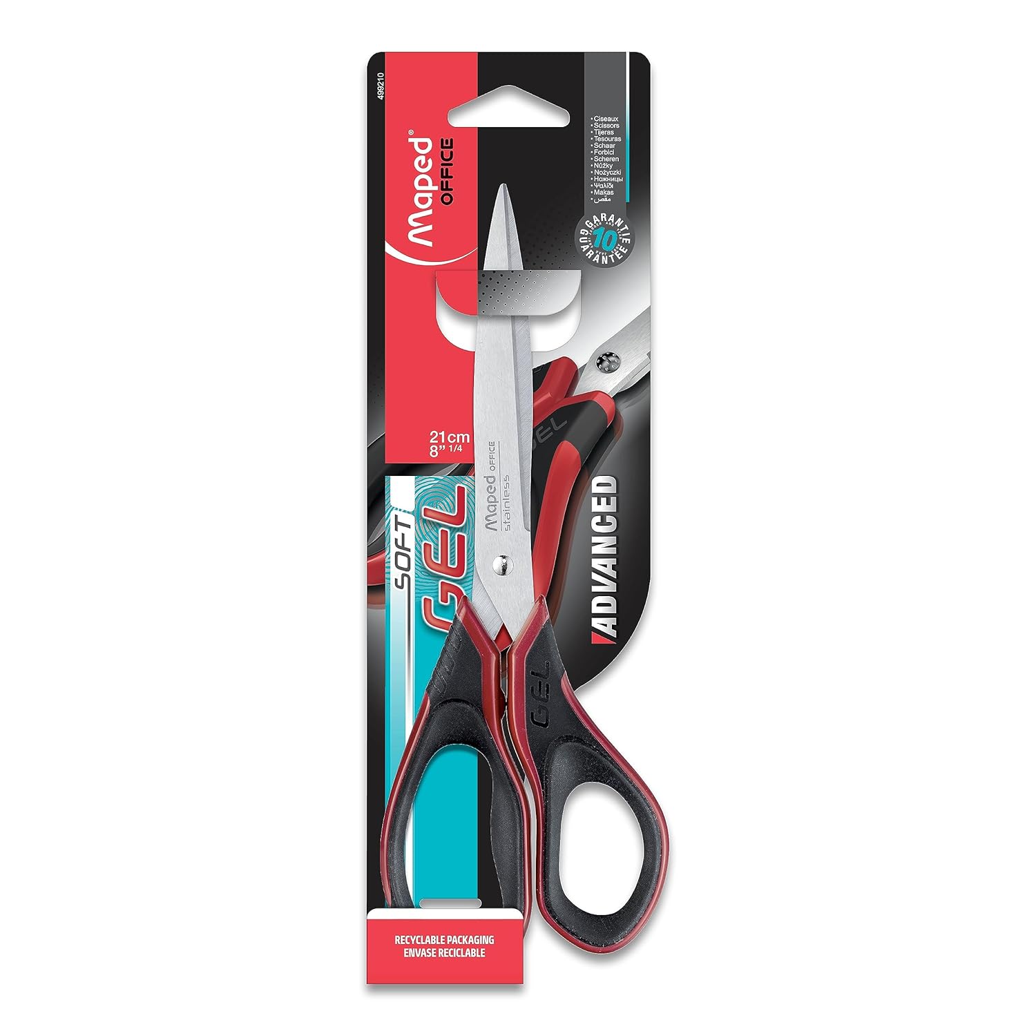 Maped 21 cm Advanced Gel Asimetrik Makas