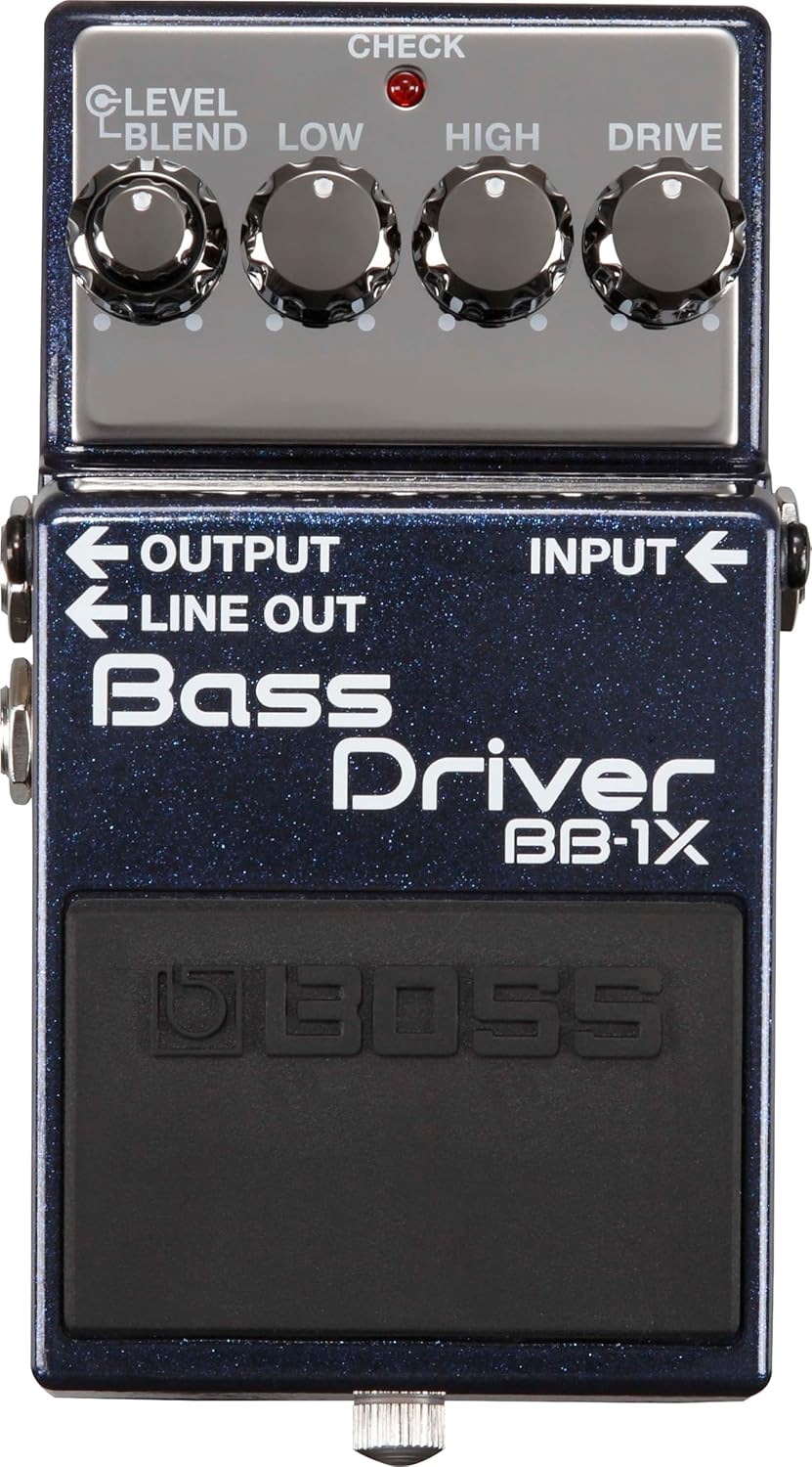 BOSS BB-1X Bass Driver Pedal - Pedal Etkileri, Mavi