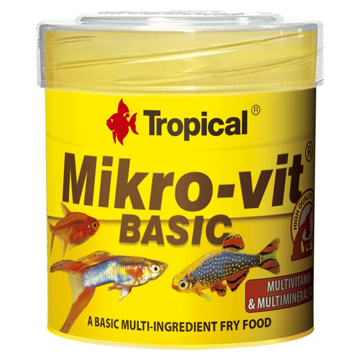 Tropical Mikro-Vit Basic Yavru Balıklar İçin Temel Yem Balık Yemi 50 Ml 32gr