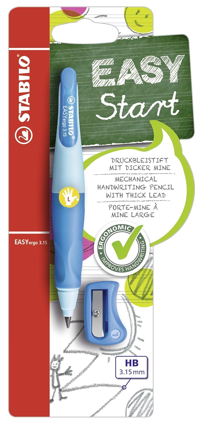 STABILO EASYergo 3.15 Sol - Mavi Blister