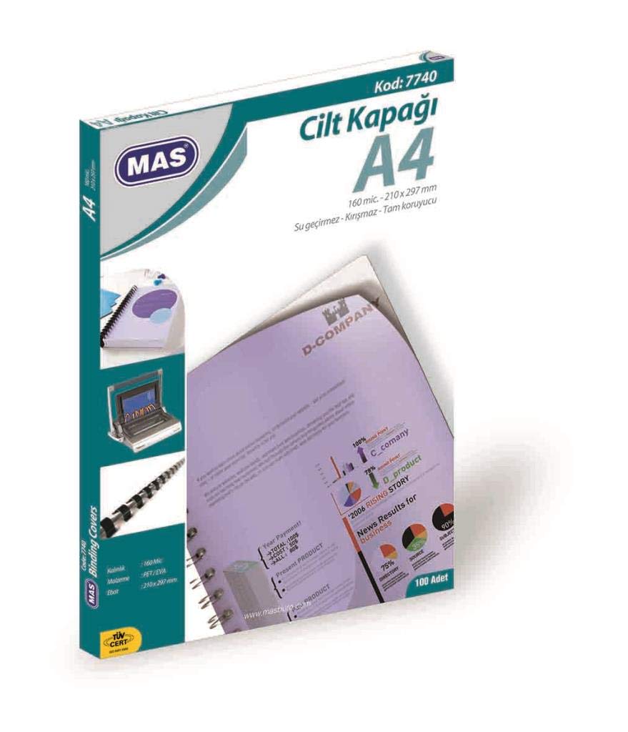 Mas 610401774004 A4, Mavi PP Kapak Mavi