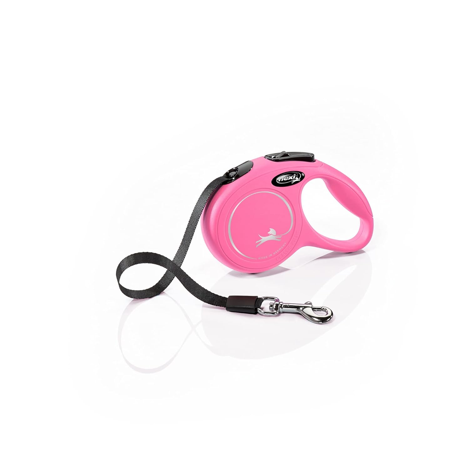 flexi New Classic XS kayış 3 m pembe 12 kg'a kadar köpekler için