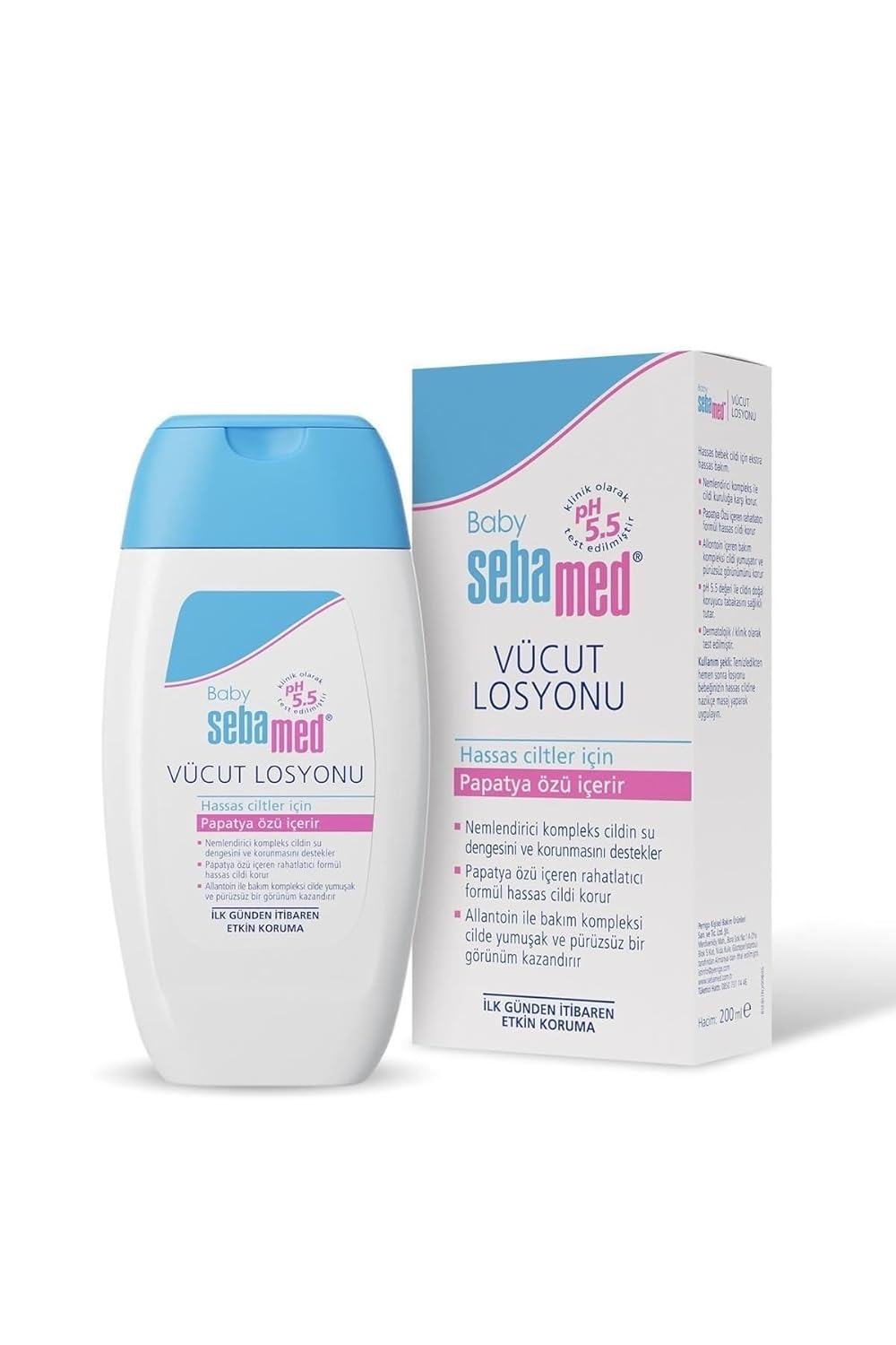Sebamed Baby Yoğun Nemlendirici ve Rahatlatıcı Etkili Bebek Vücut Bakım Losyonu 200 ml