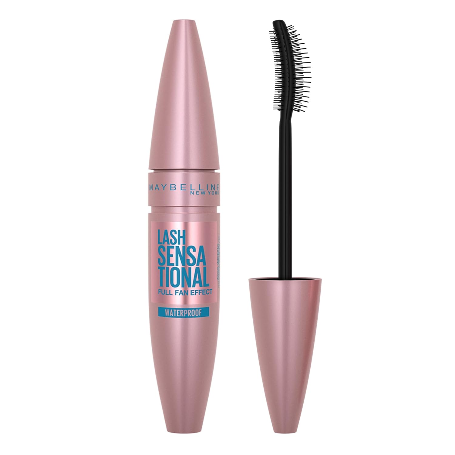 Maybelline New York Lash Sensational Yelpaze Etkili Suya Dayanıklı Siyah Maskara (1 x 9.4 ml)