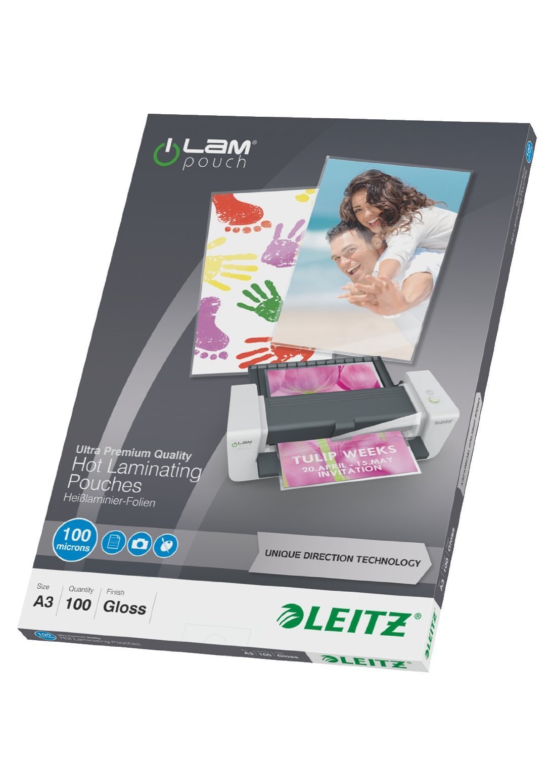 Leitz UDT Laminasyon Poşeti A3 100 mikron 100 adet