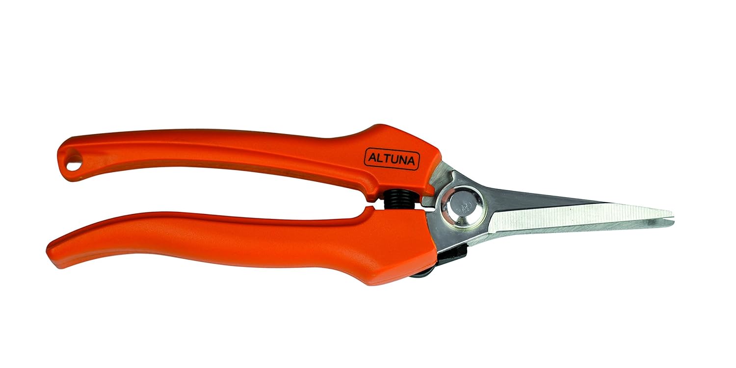 Altuna 1270 Çiçek Meyve Makası, Düz Ağız, 190 mm Komple Uzunluk