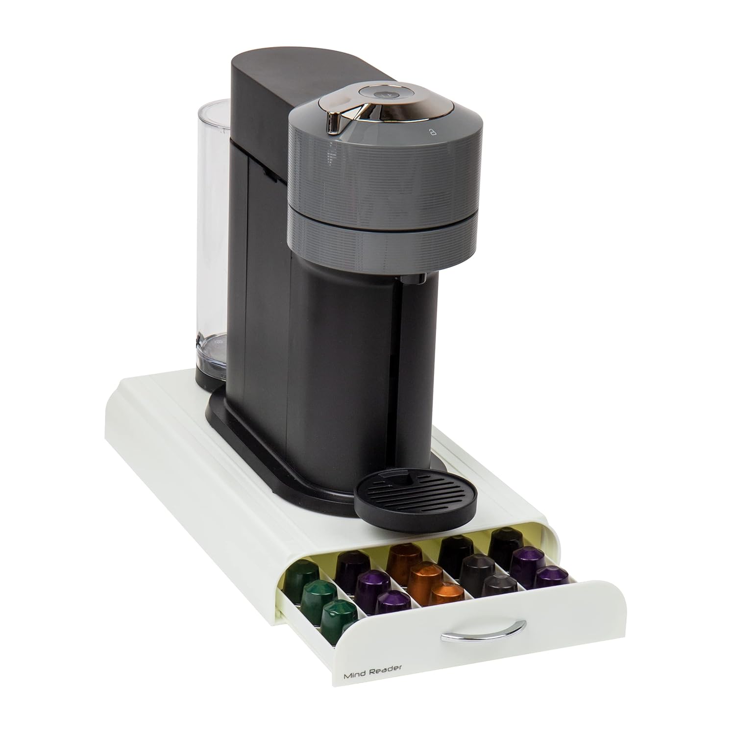 Mind Reader NEST3PC-WHT Anchor - Nespresso uyumlu kapsül çekmecesi, 50 kapsül için, Sadece Çekmece