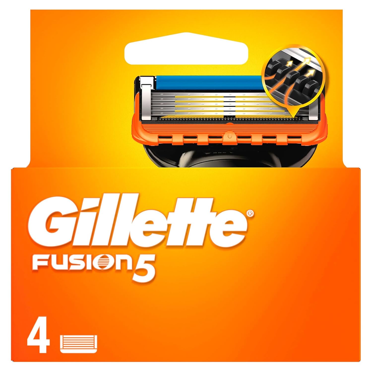 Gillette Fusion5 Yedek Tıraş Bıçağı 4 Adet