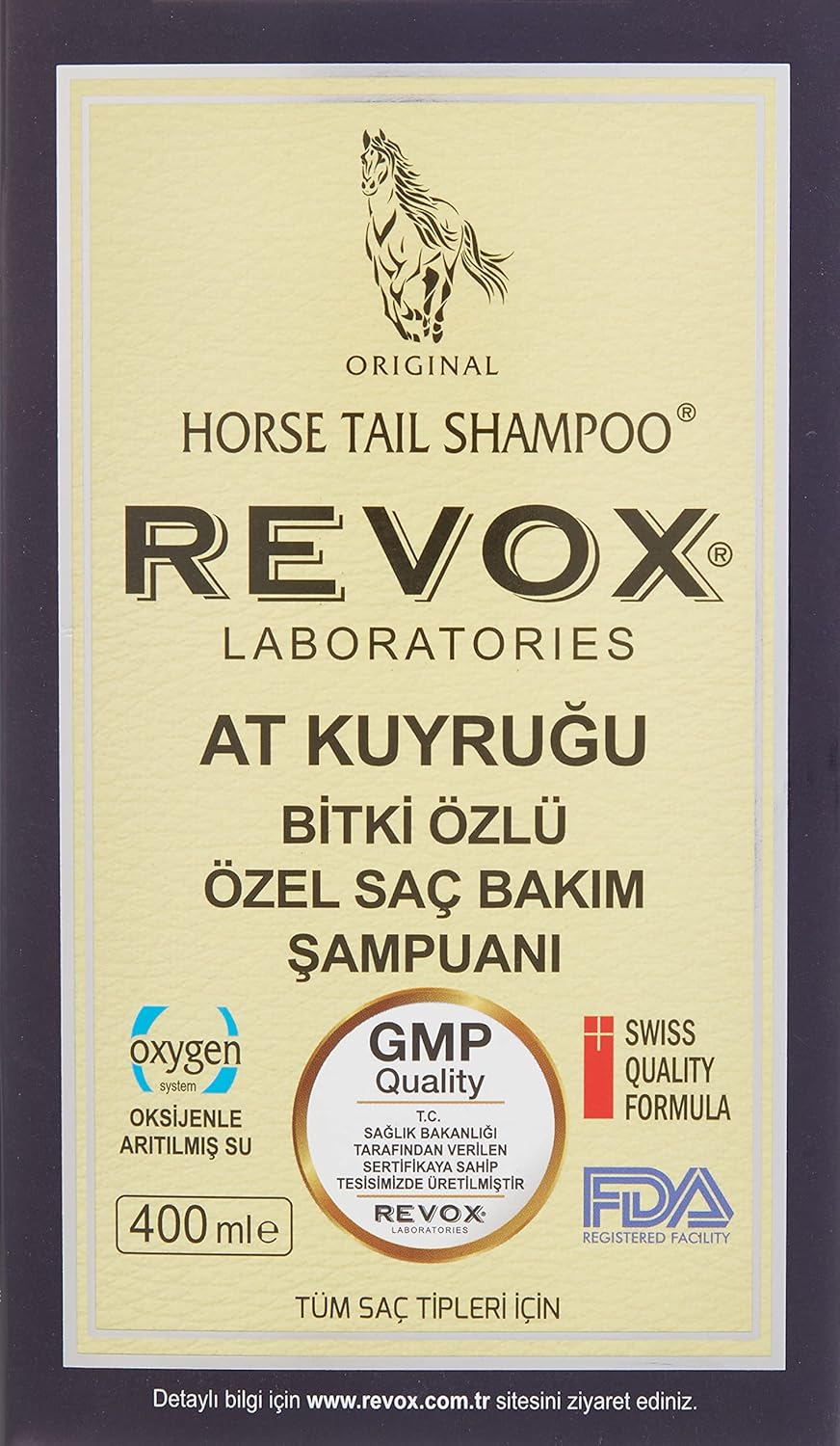 Revox At Kuyruğu Şampuanı, 400 Ml