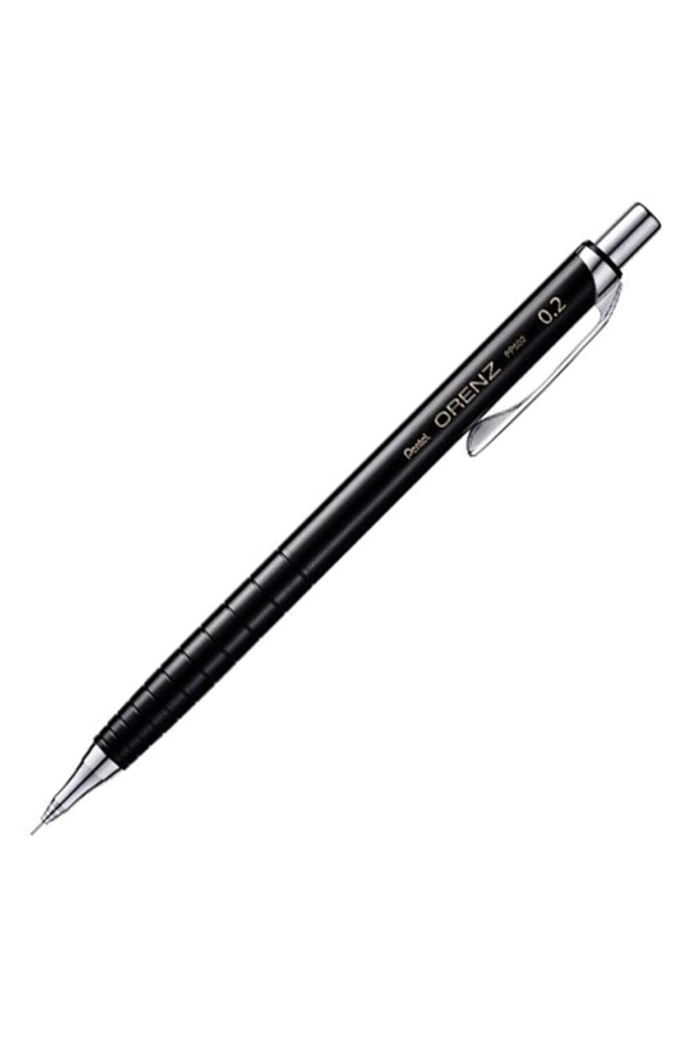 Pentel Orenz Uç Korumalı Teknik Çizim Ve Yazı İçin Mekanik Kurşun Kalem, 0.2 Mm, Siyah