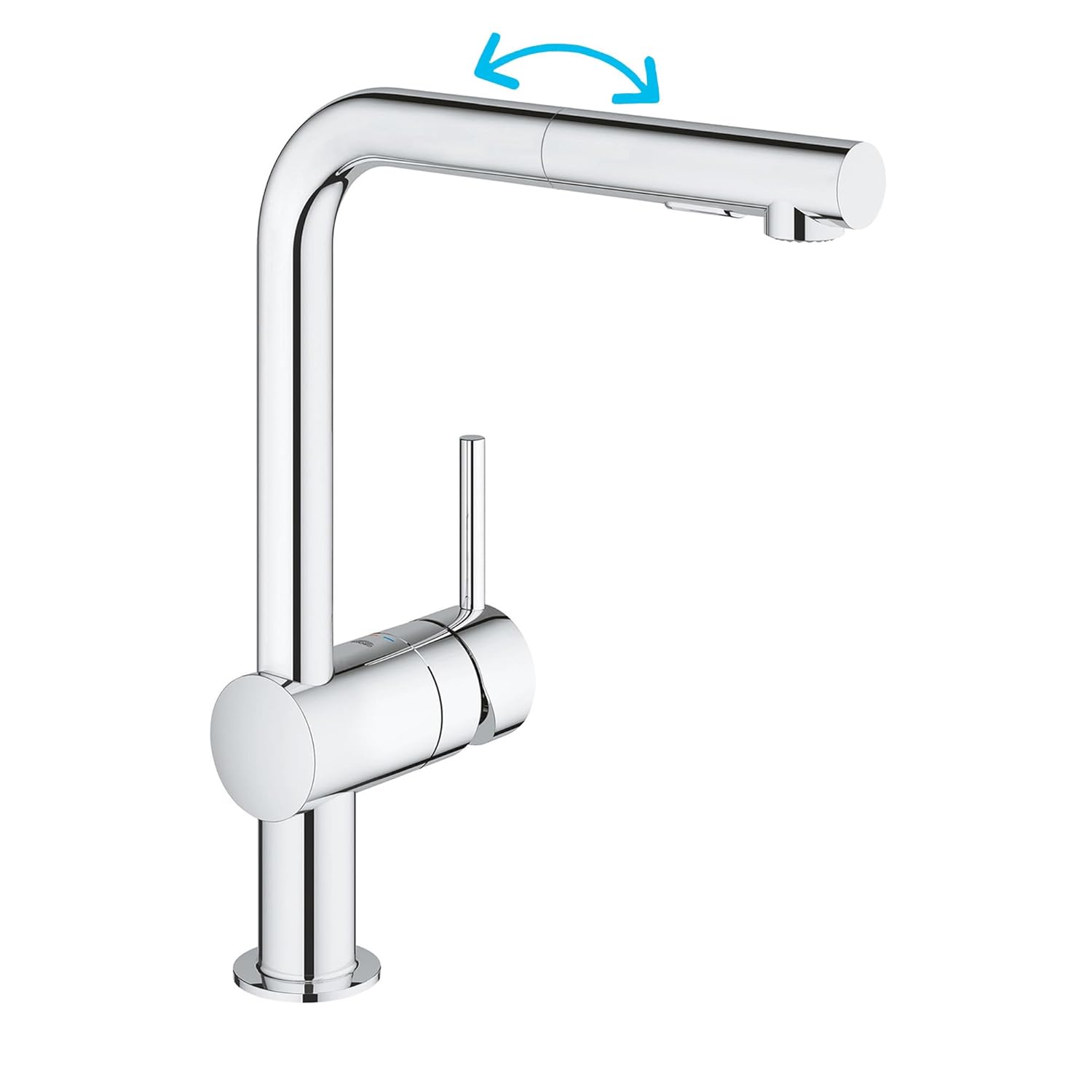 Grohe Eviye Bataryası Spiralli 2 Fonksiyonlu Minta Krom- 30274000
