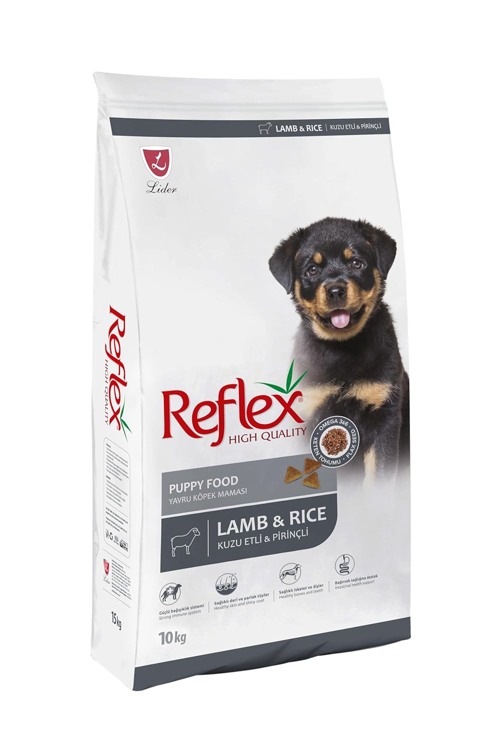 Reflex Puppy Lamb Kuzulu Yavru Köpek Maması, 15 Kg