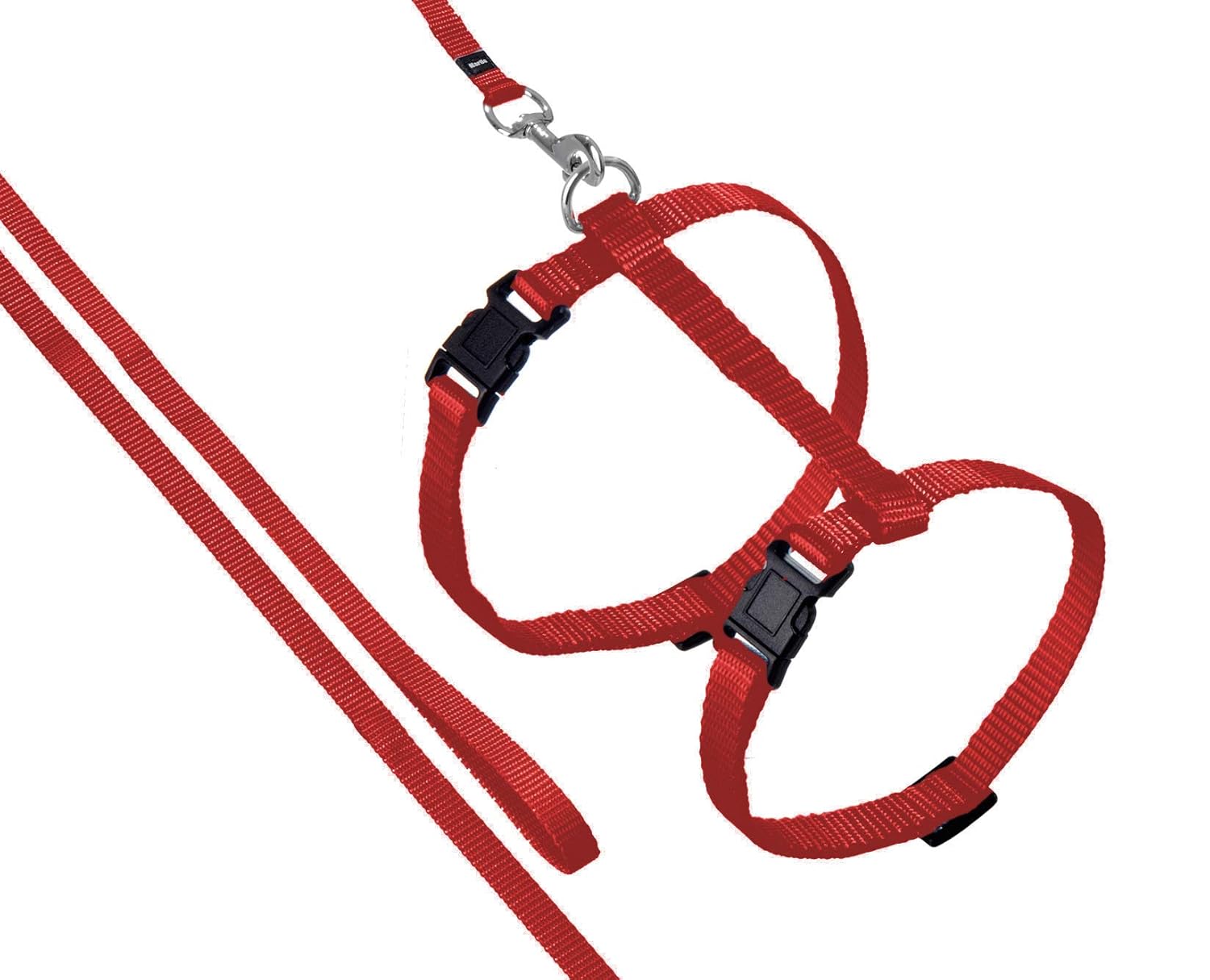 Karlie Göğüs Tasma+Uzatma, Kedi, 110 cm, Kırmızı