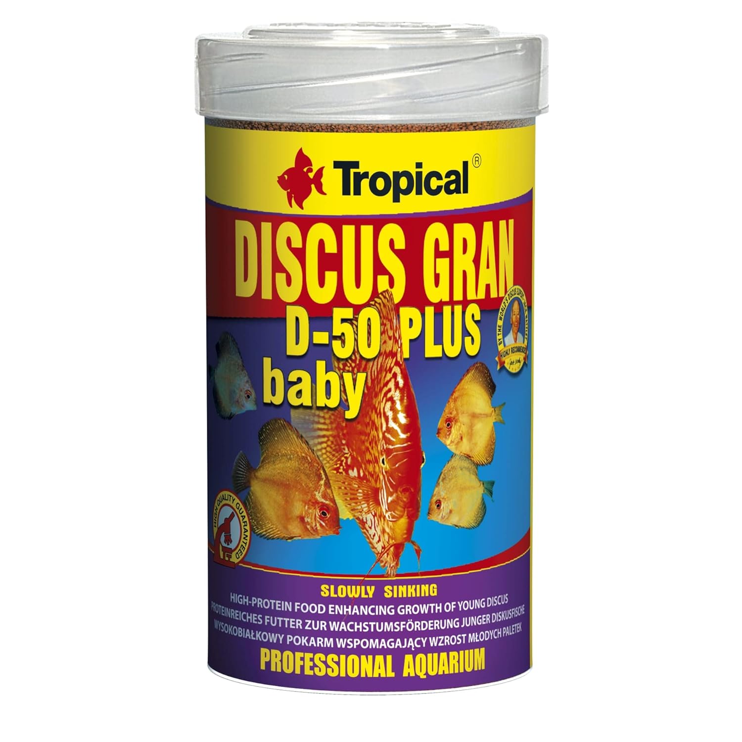 Tropical Discusgran D-50 Plus Baby Yavru Discus Balıkları İçin Renklendirici Yem 100 Ml