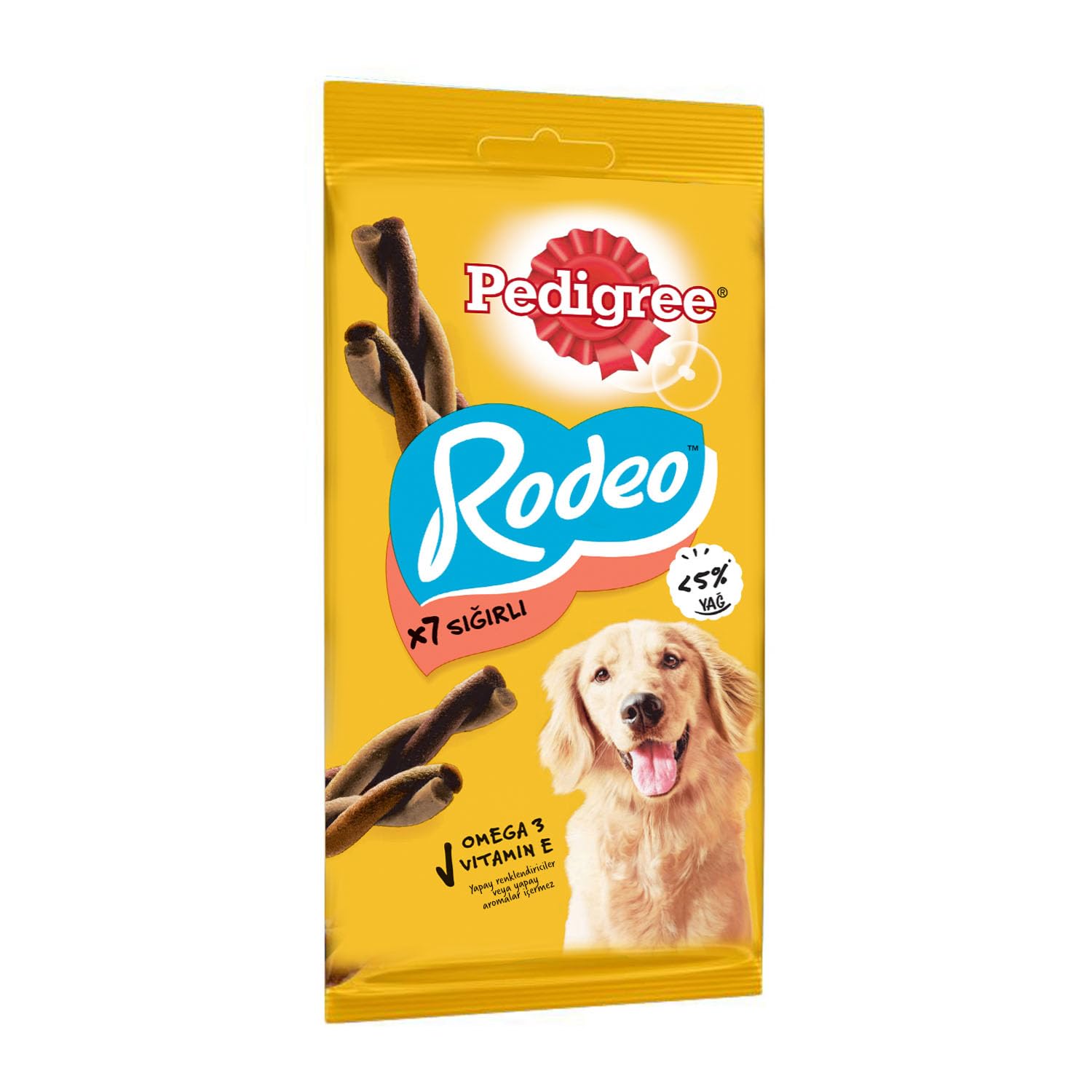 Pedigree Rodeo 7'li Köpek Ödül Maması 123 Gram