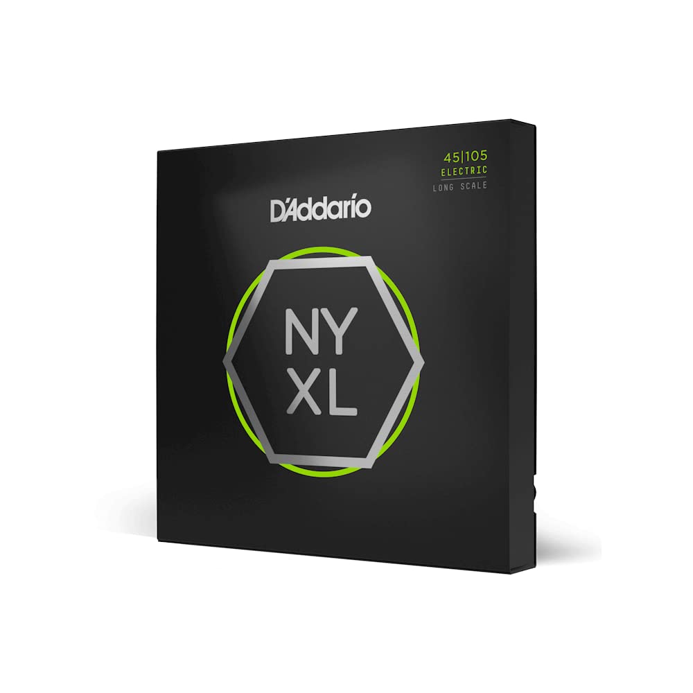 D'Addario Nyxl45105 Bas Gitar Tel Seti, Nyxl Serisi, Long Scale, 4 Tel