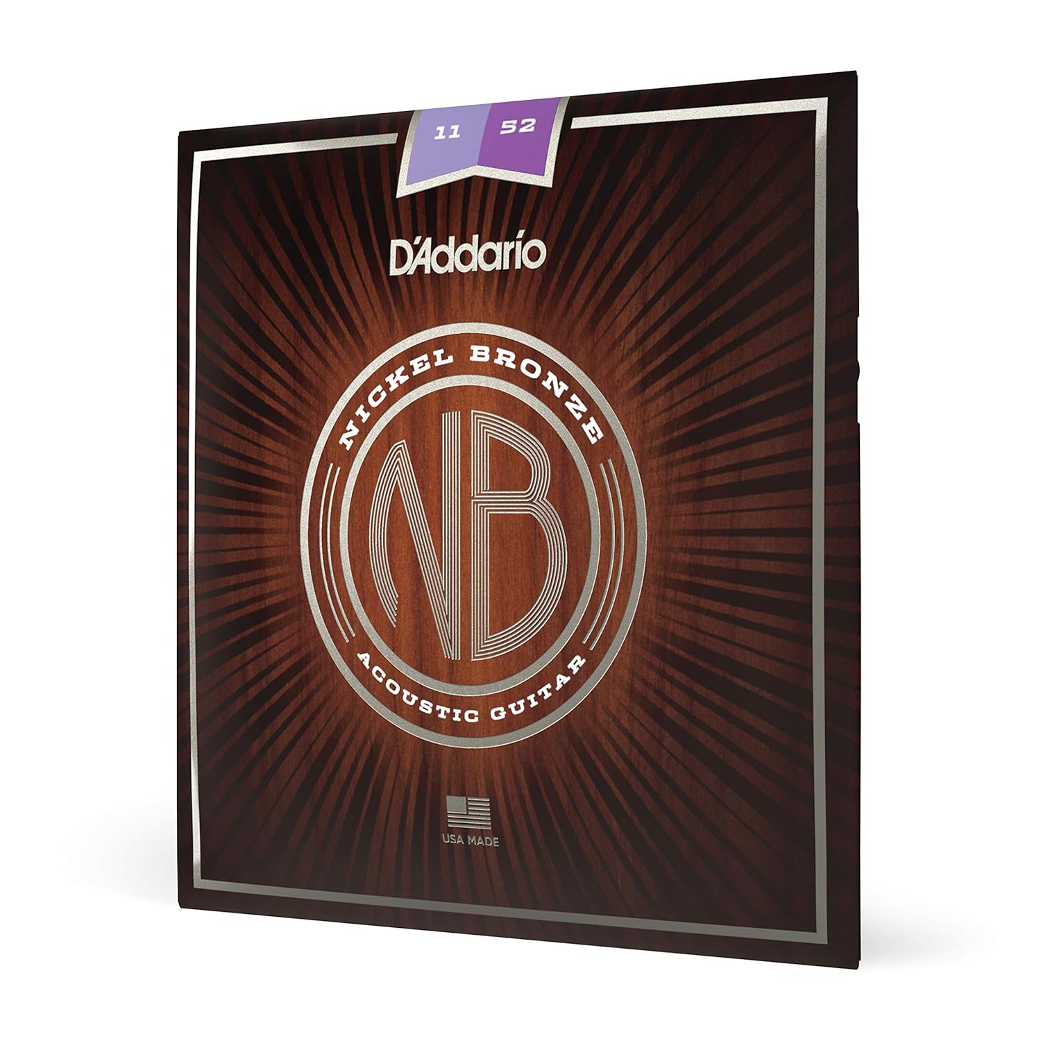 Daddario Nb1152 Akustik Gitar Tel Seti, Nickel Bronze, Custom-Lite