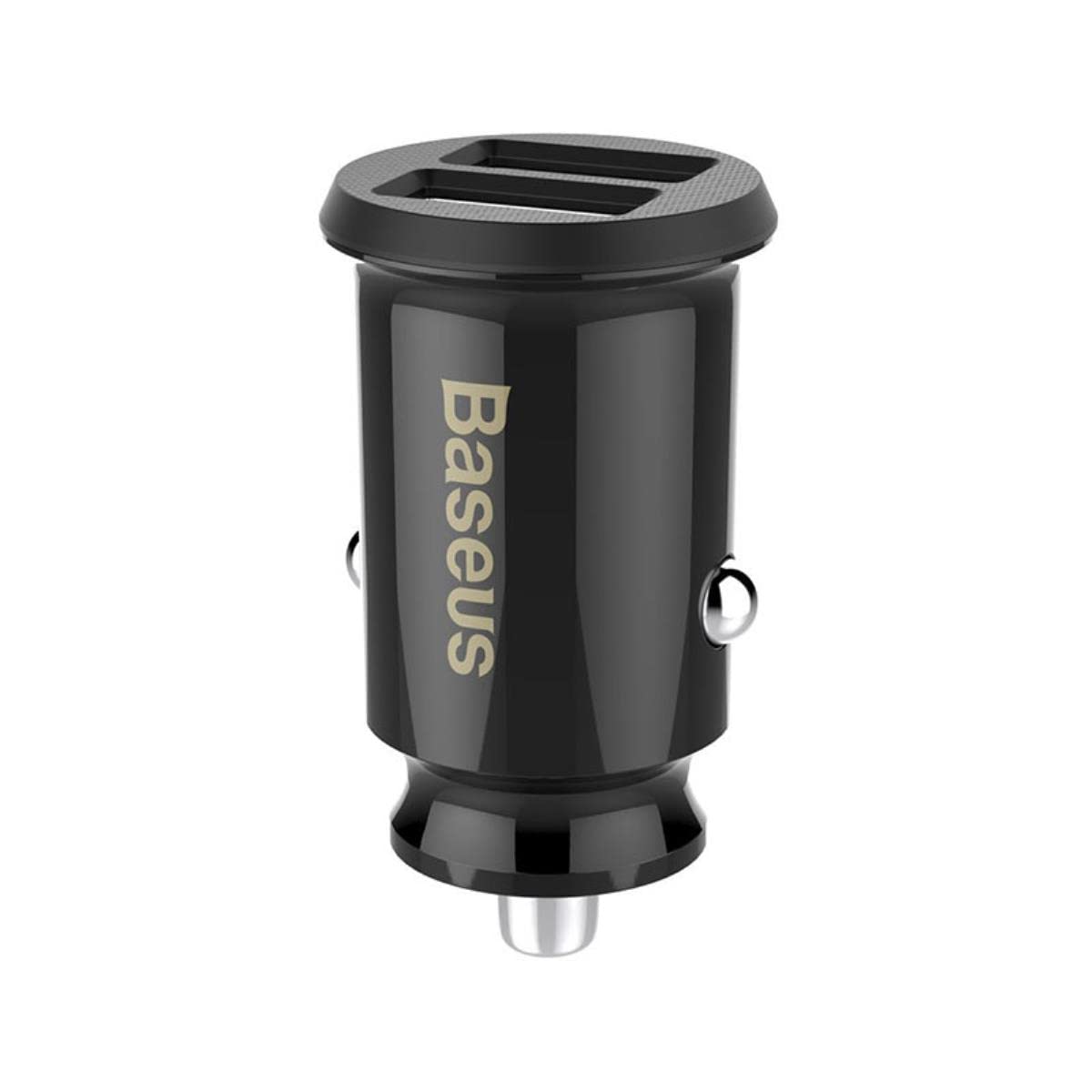 Baseus Grain Mini Dual, Hızlı Araç Şarjı, Siyah, 3.1 A, USB Type A & USB Type A, USB Giriş Sayısı: 2
