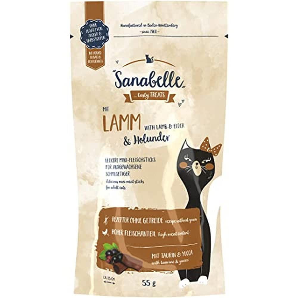 Sanabelle Snack Kuzu Etli Ve Yaban Mersinli Kedi Ödül Maması 55gr