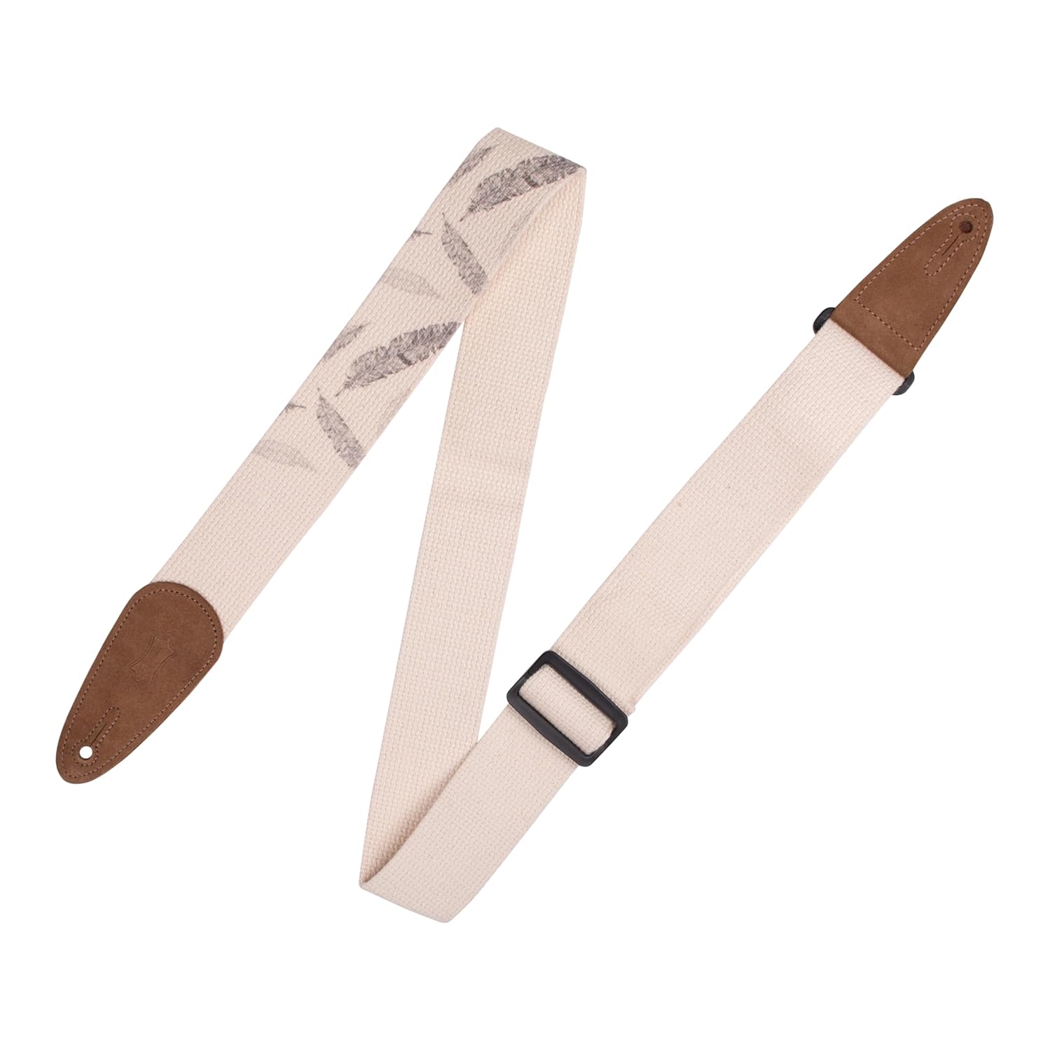 Levy's Leathers 5 cm Pamuk Gitar Askısı, Dekoratif Baskılı ve Süet Uçlu