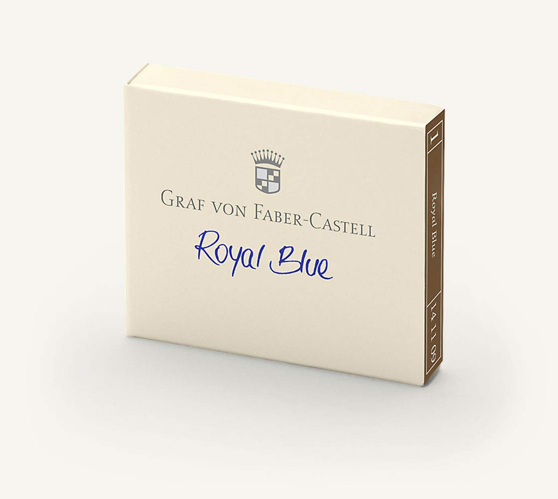Graf von Faber-Castell Dolma Kalem Kartuşu 6'lı Royal Mavi