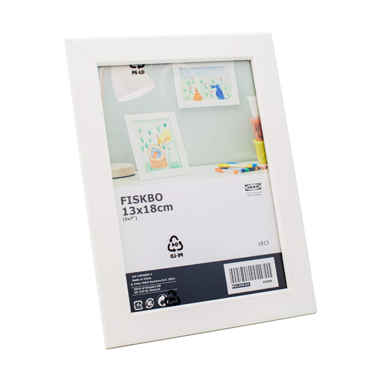 IKEA FISKBO çerçeve, beyaz 13x18 cm