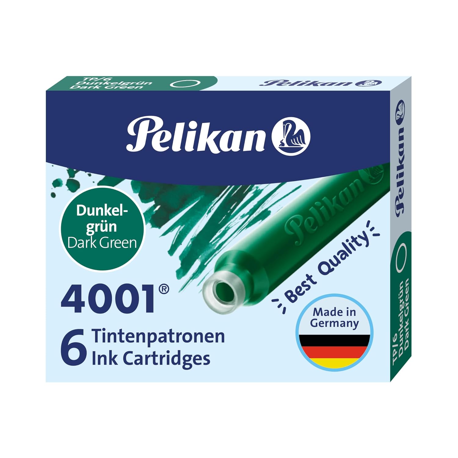 Pelikan, Kartuş Serisi Tp6x Dolmakalem Kartuşu, Yeşil