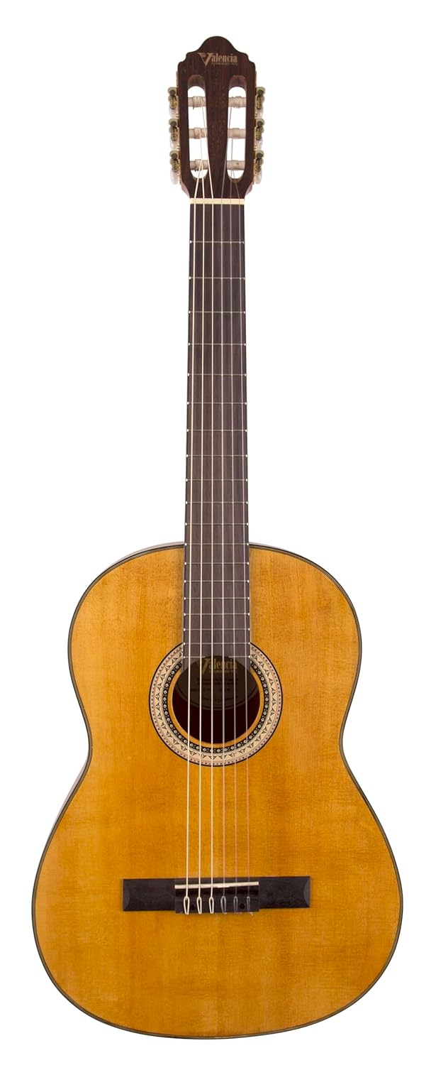 VALENCIA VC404 KLASİK GİTAR, SCALE 4/4, NATUREL MAT, KAPAK SITKA